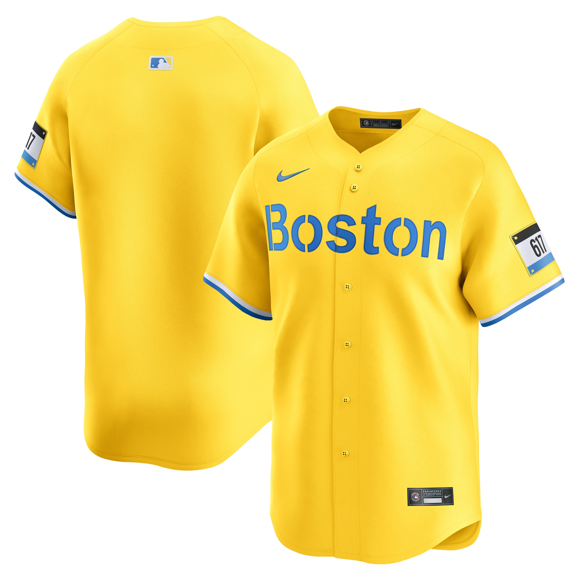  Boston Red Sox City Connect Limited Jersey - Gold