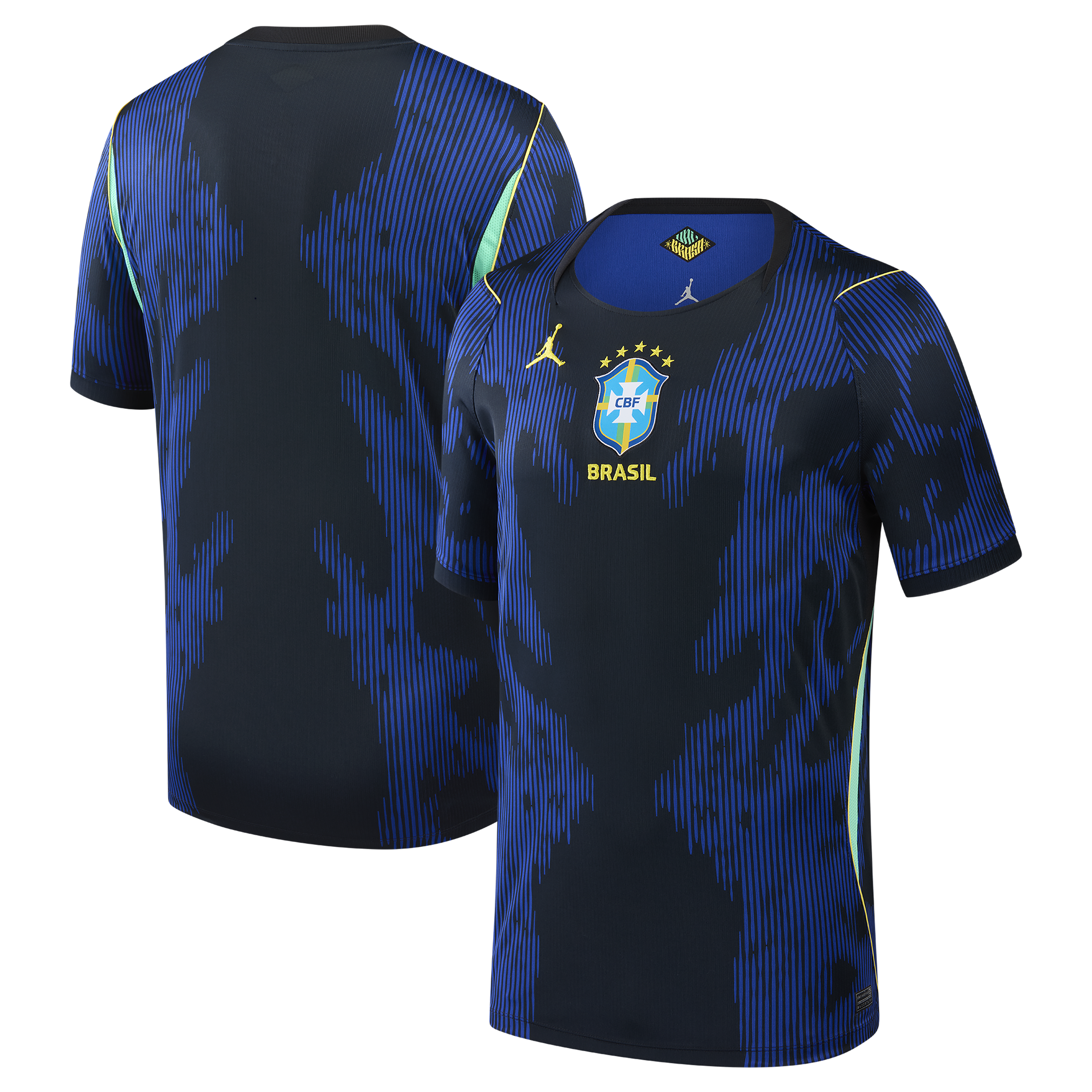  Brazil National Team Jordan Brand Youth 2026 Away Stadium Jersey
