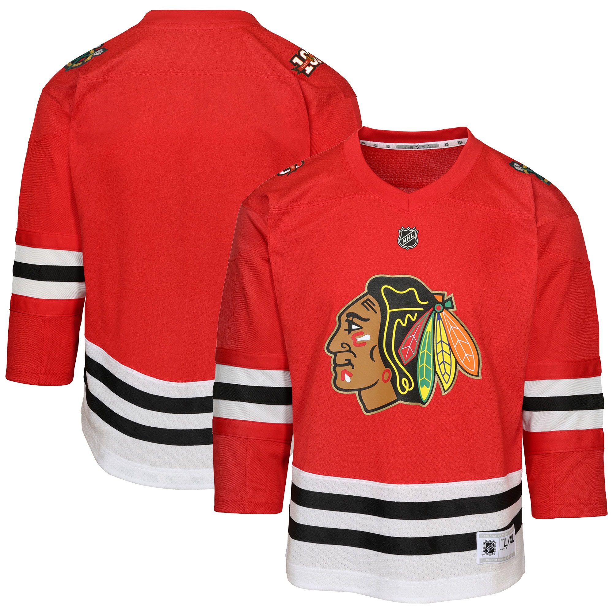  Chicago Blackhawks Preschool Centennial Jersey - Red