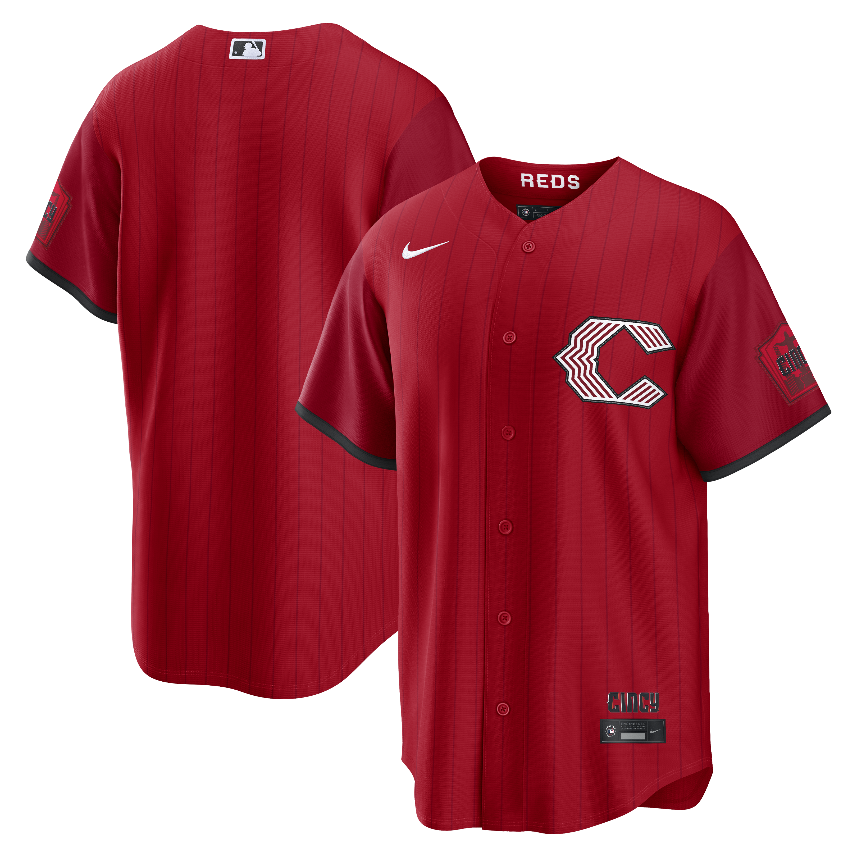  Cincinnati Reds 2026 City Connect Stadium Jersey - Red