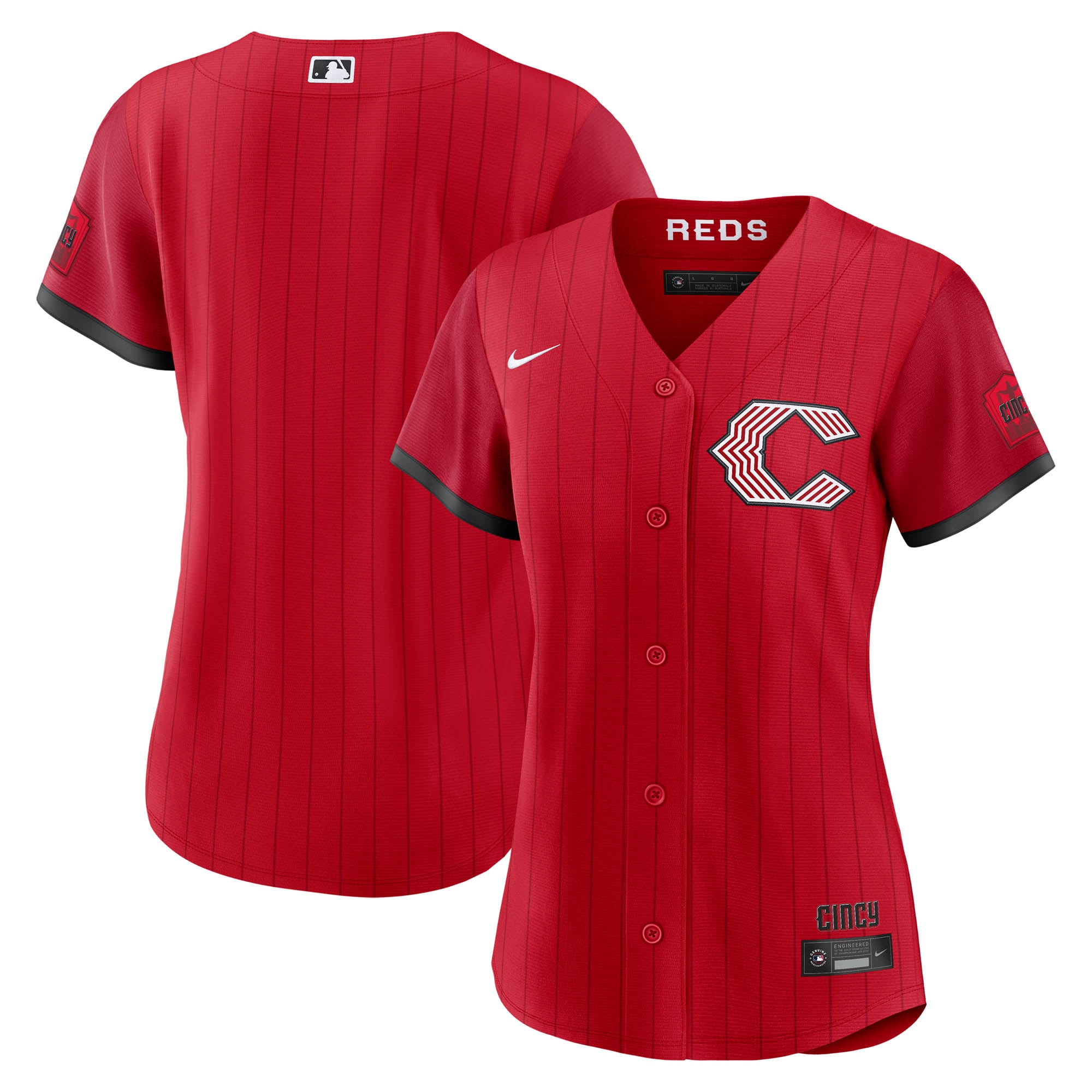  Cincinnati Reds Women's 2026 City Connect Stadium Jersey - Red