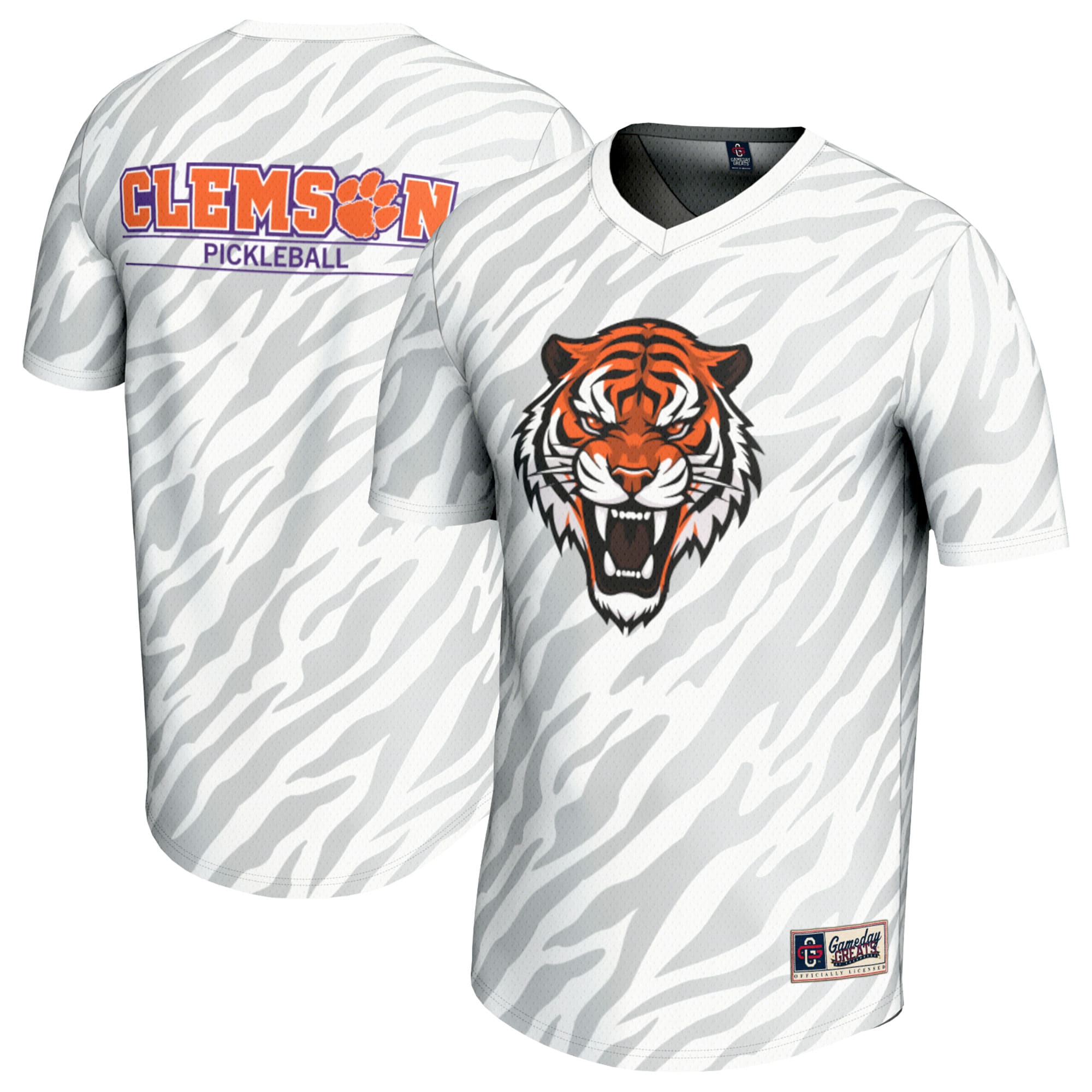  Clemson Tigers GameDay Greats Unisex Lightweight Pickleball Jersey