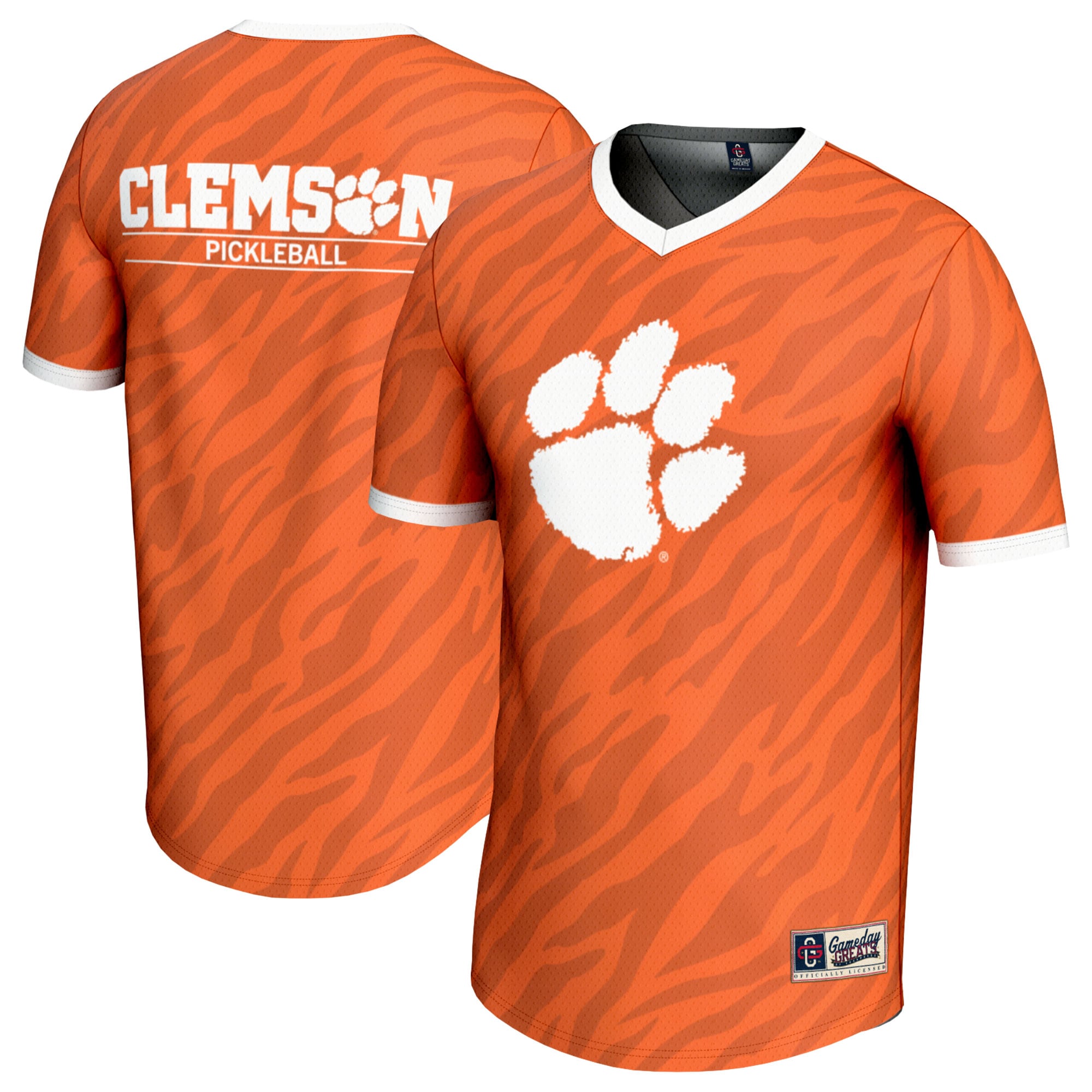  Clemson Tigers GameDay Greats Unisex Lightweight Pickleball Jersey