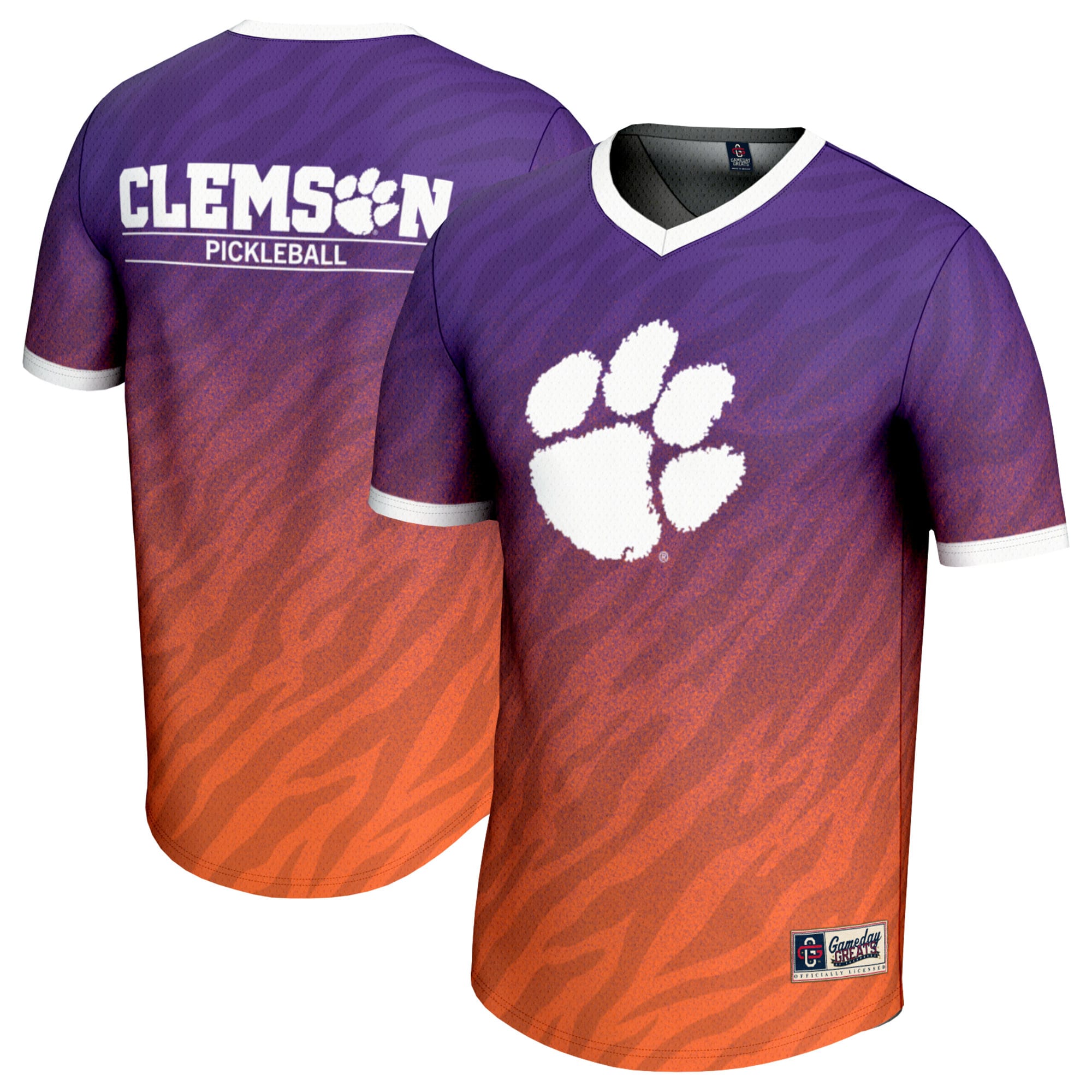  Clemson Tigers GameDay Greats Unisex Lightweight Pickleball Jersey