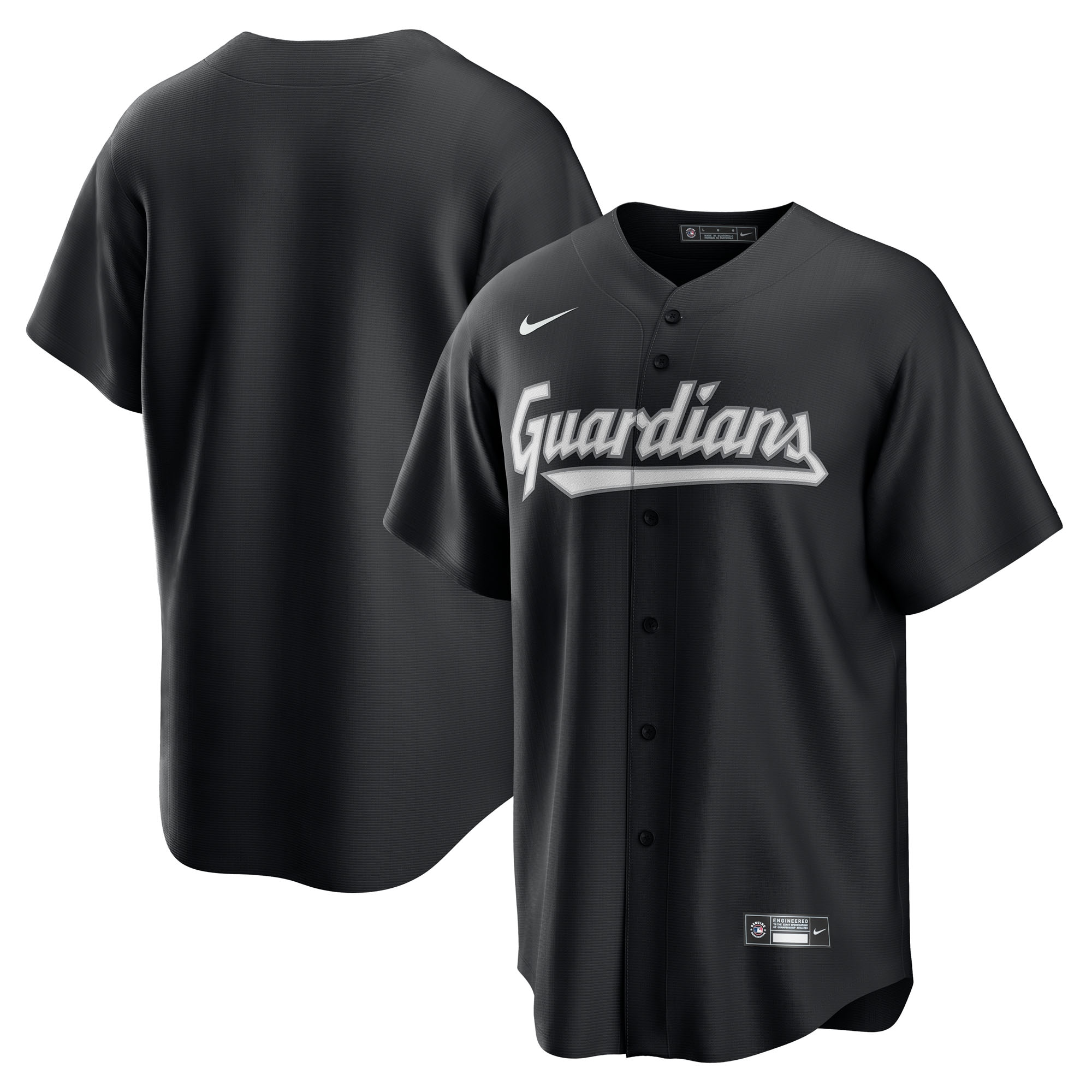  Cleveland Guardians Jersey - Black