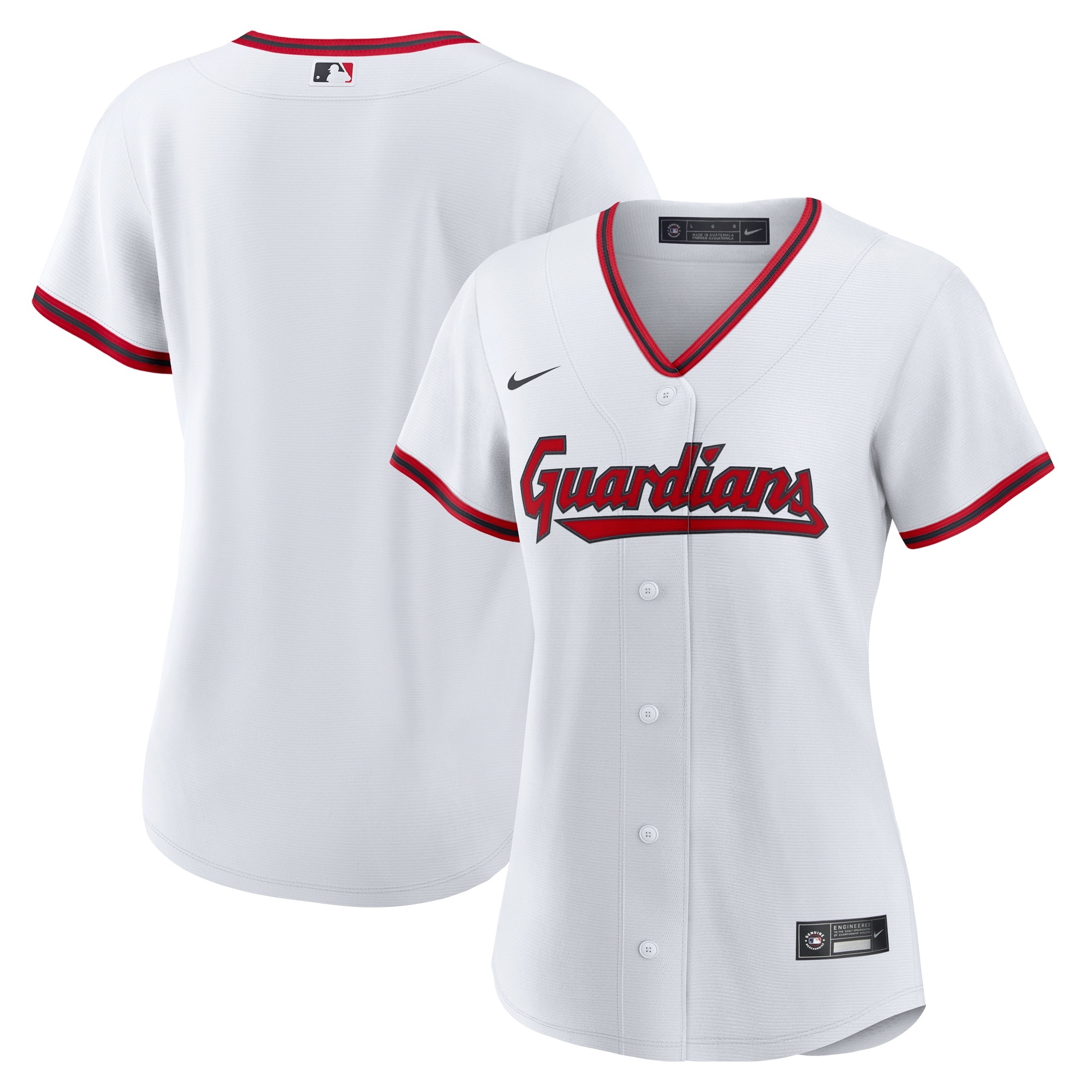  Cleveland Guardians Women's Home 2.0 Jersey - White