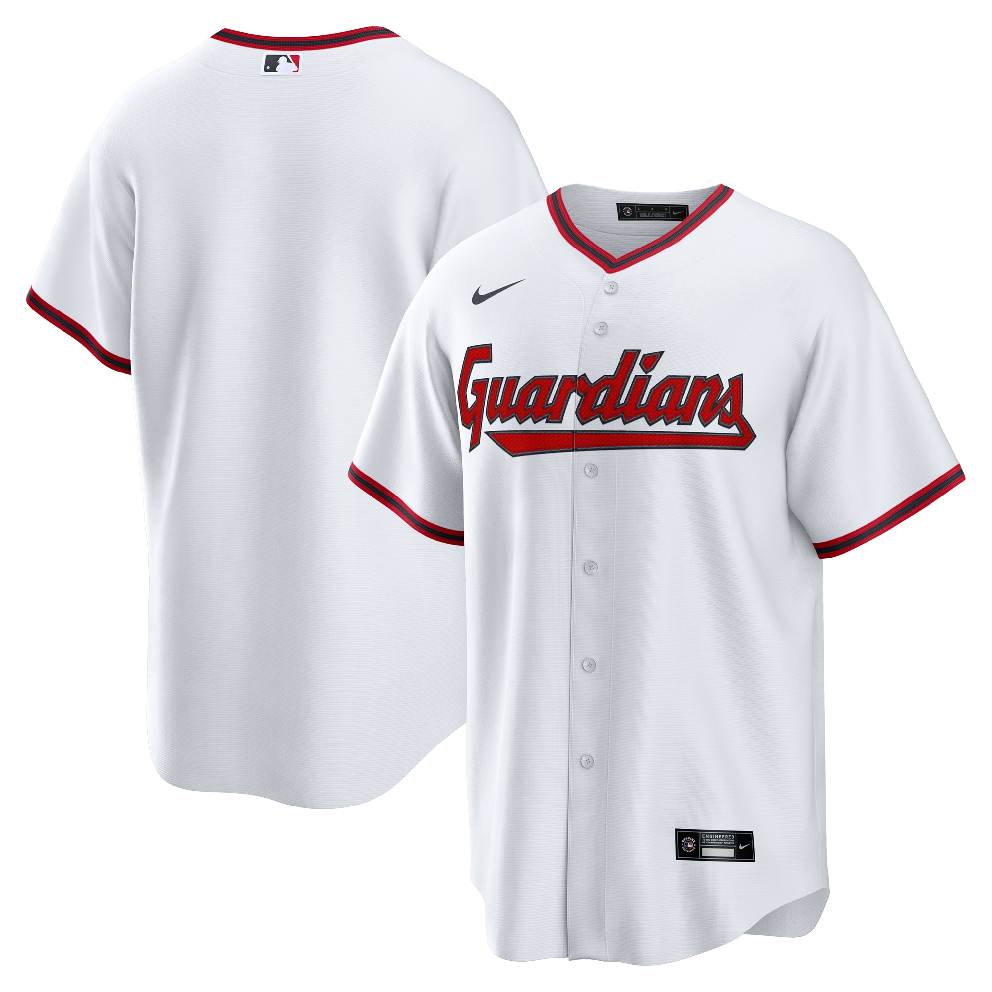  Cleveland Guardians Youth Home Jersey - White