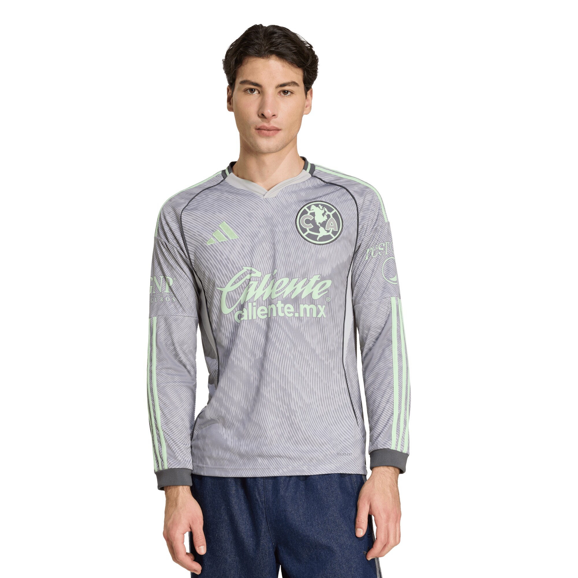  Club America 2025/26 Third Long Sleeve Jersey - Gray