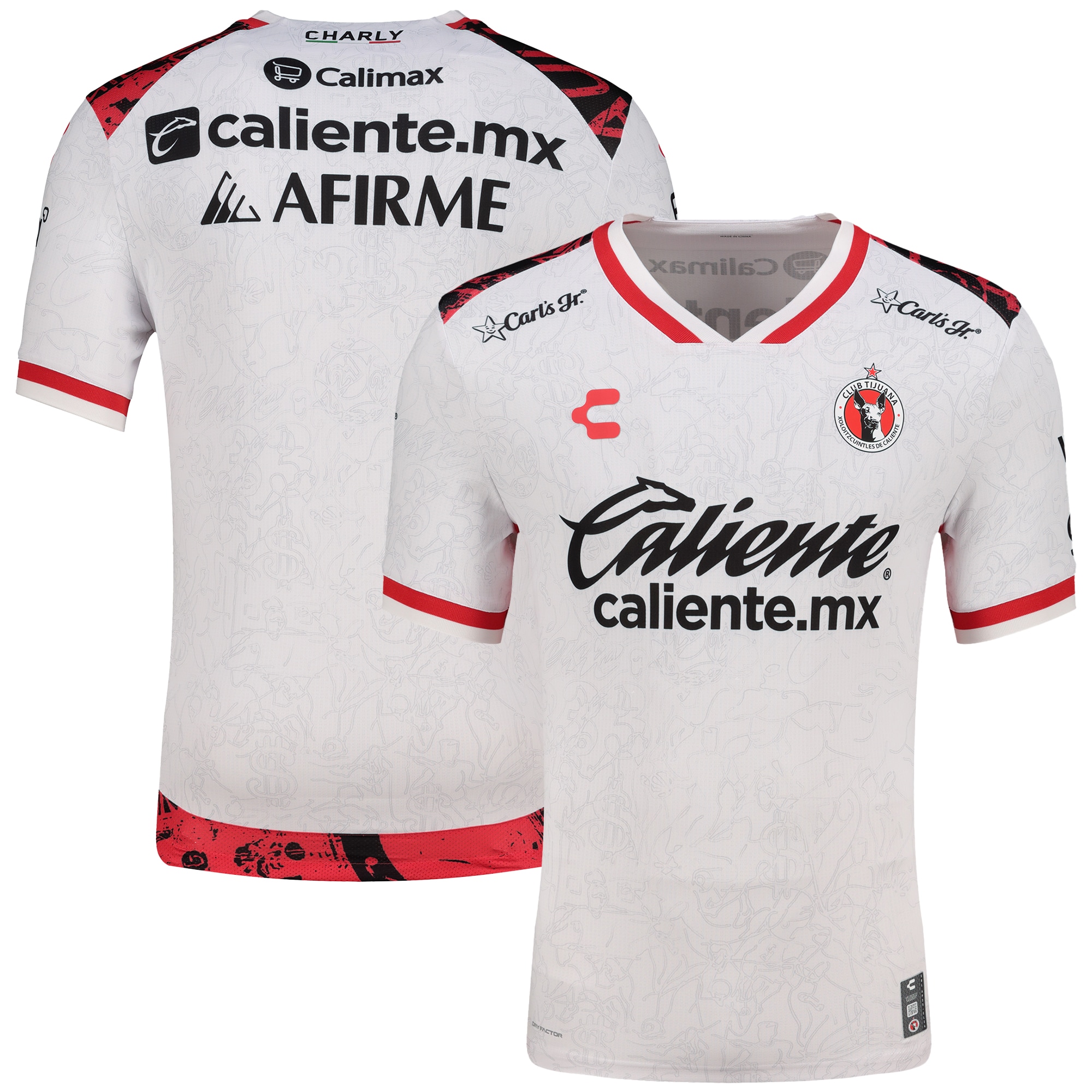  Club Tijuana Charly 2025/26 Away Jersey - White