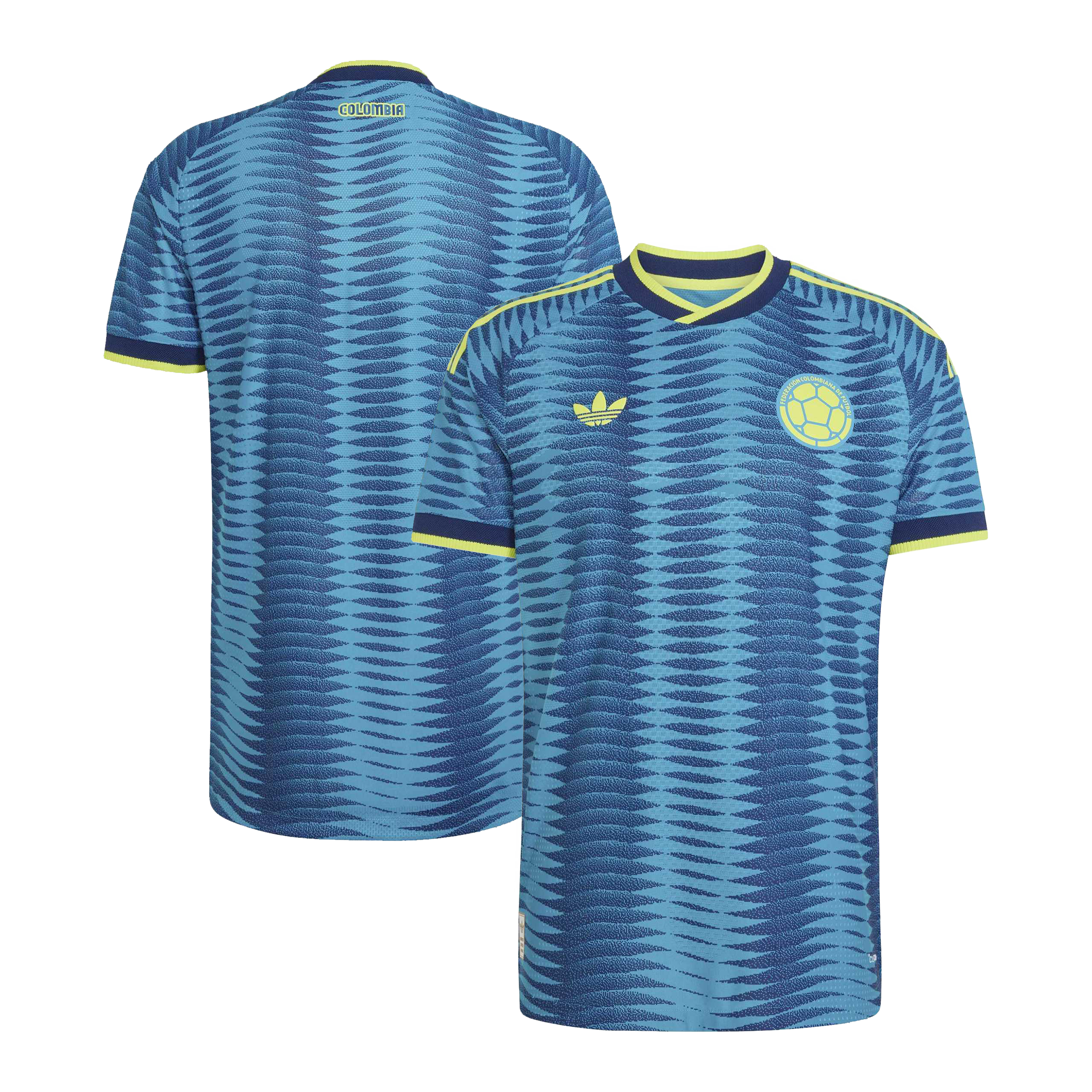  Colombia National Team 2026 Away On-Field Jersey - Turquoise