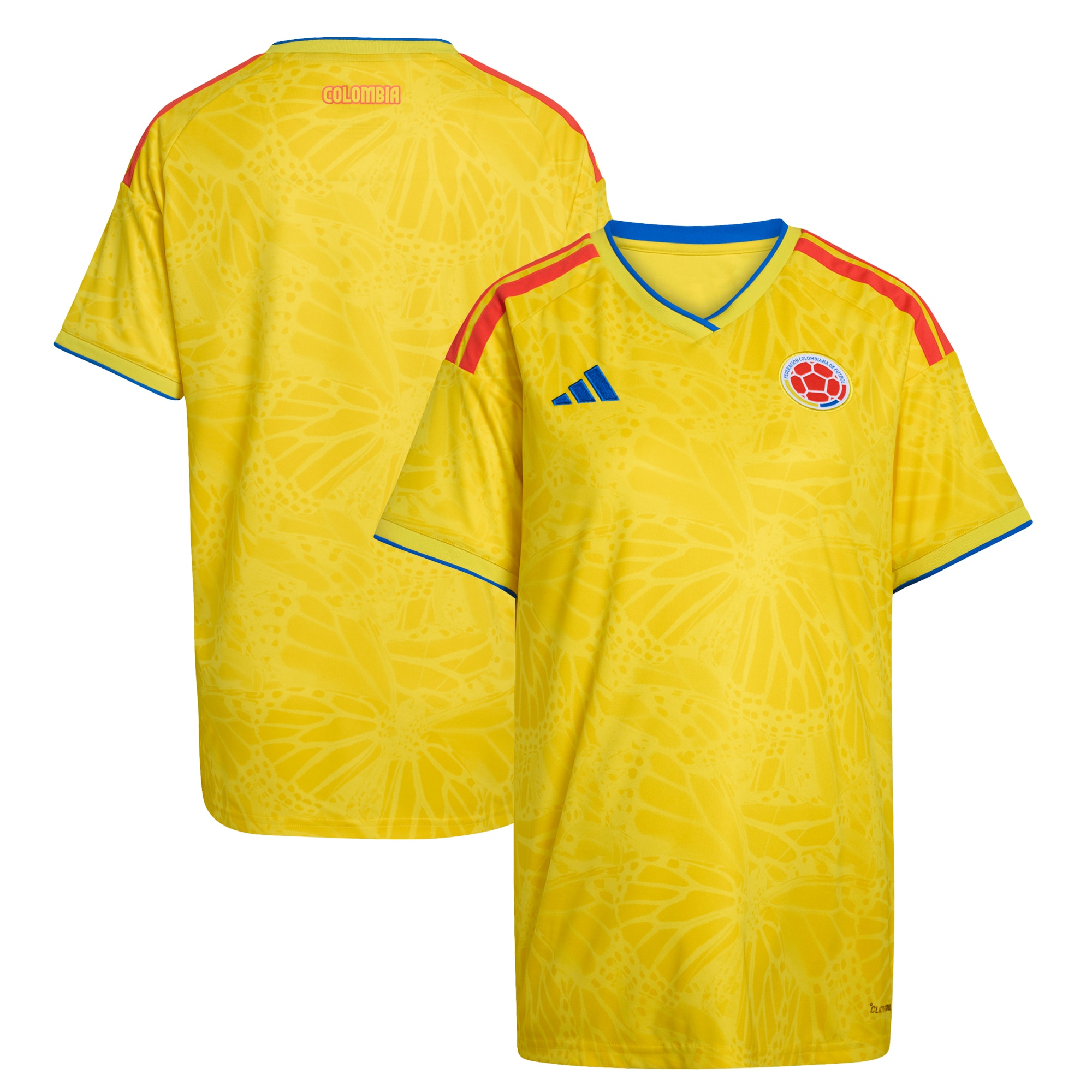  Colombia National Team Women's FIFA x World Cup 2026 Home Jersey - Yellow