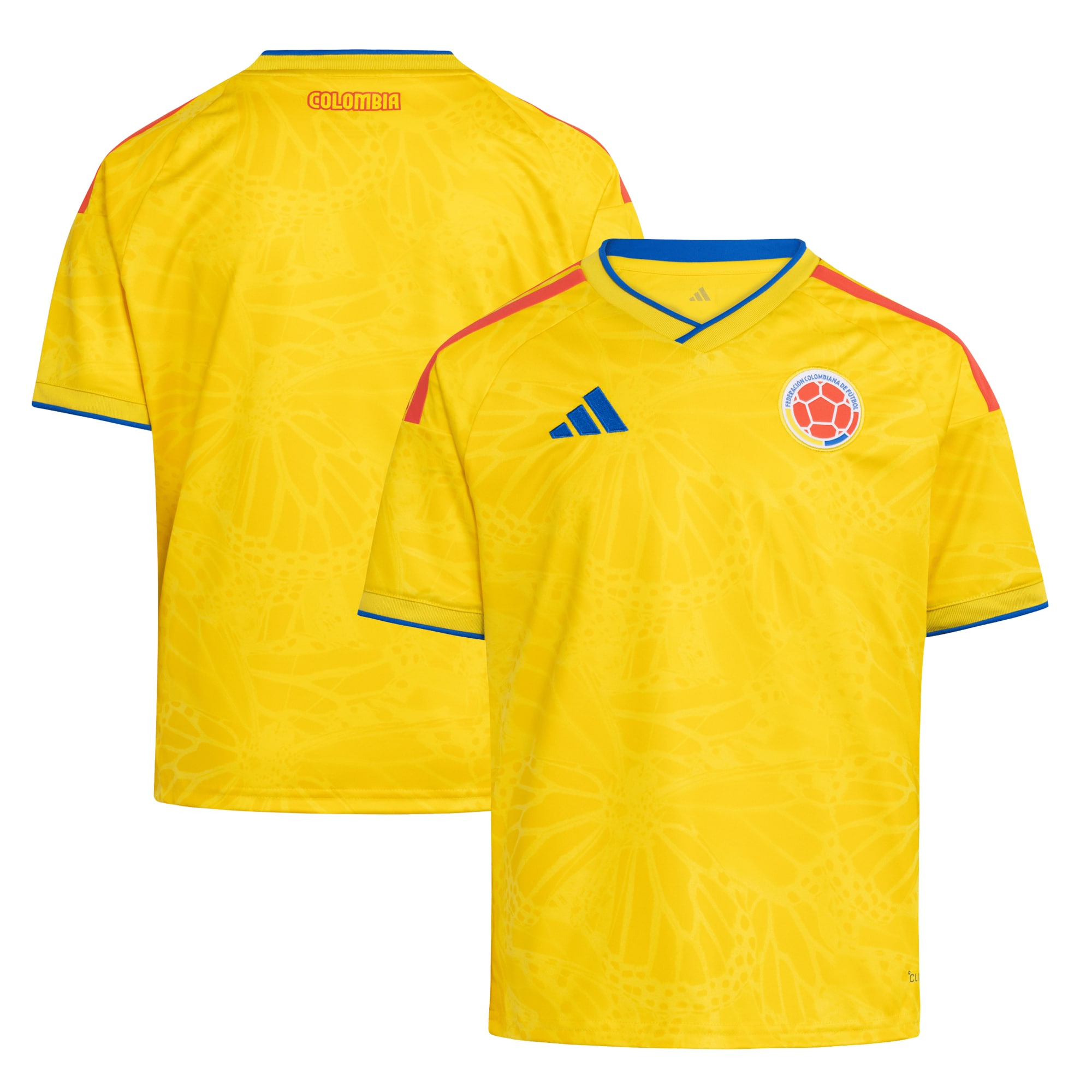  Colombia National Team Youth FIFA x World Cup 2026 Home Jersey - Yellow