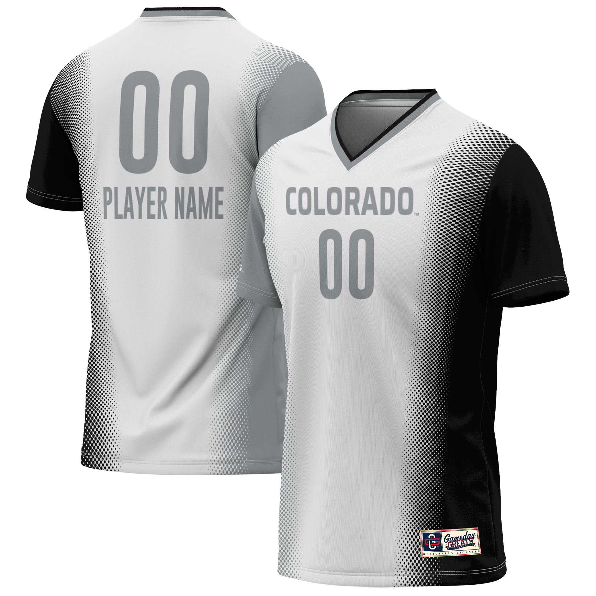  Colorado Buffaloes GameDay Greats Unisex Pick-A-Player NIL Lightweight Soccer Jersey - White
