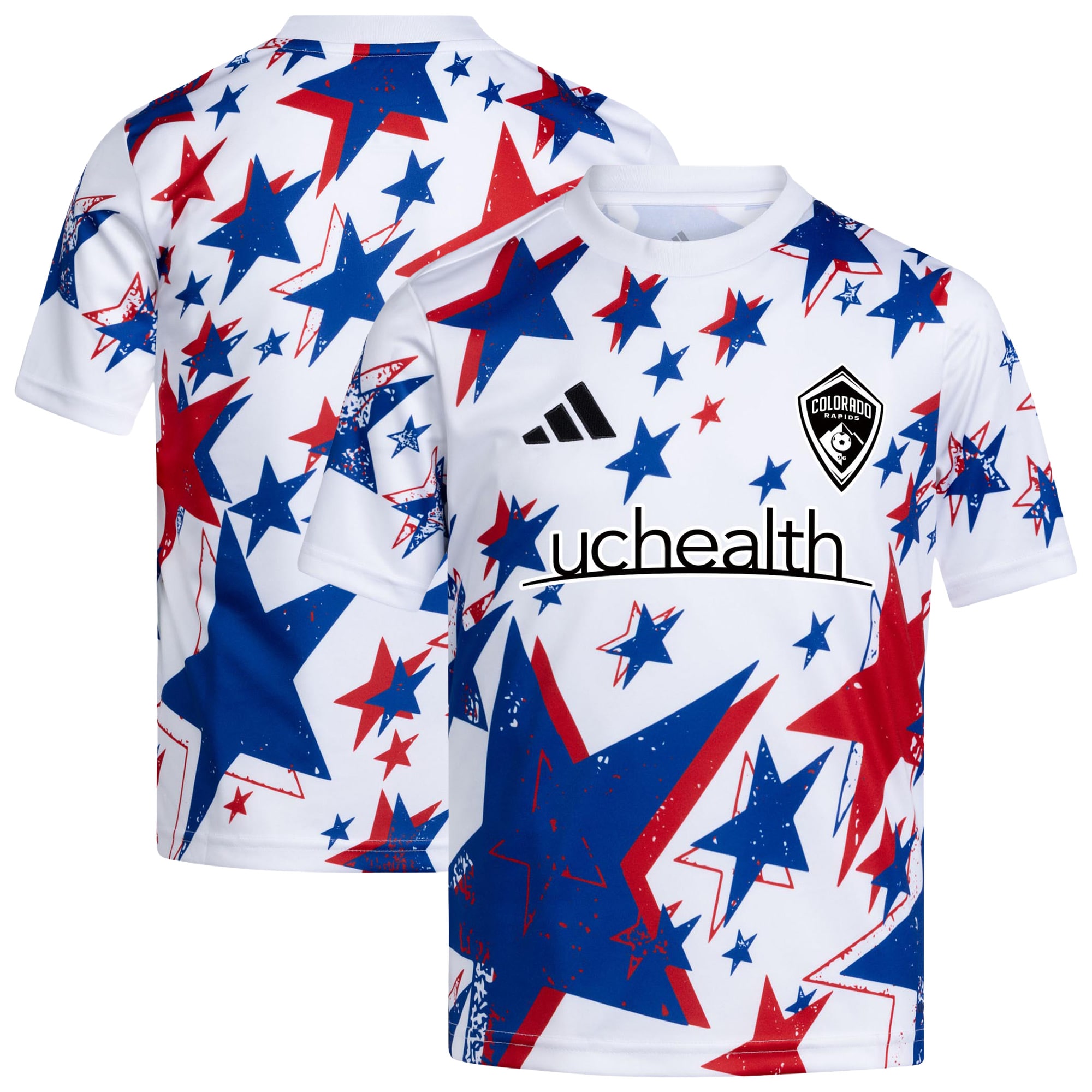  Colorado Rapids Youth 2026 Americana Pre-Match Jersey - White