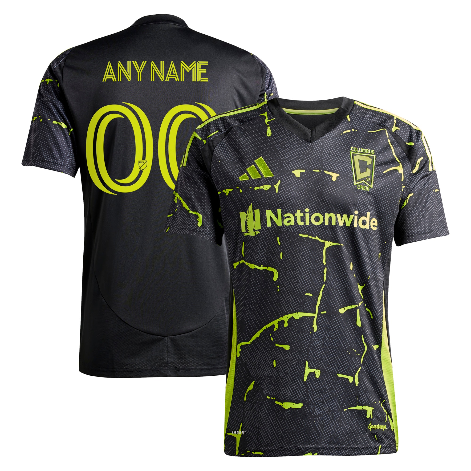  Columbus Crew 2025 The Goosebumps Kit Custom Jersey - Black