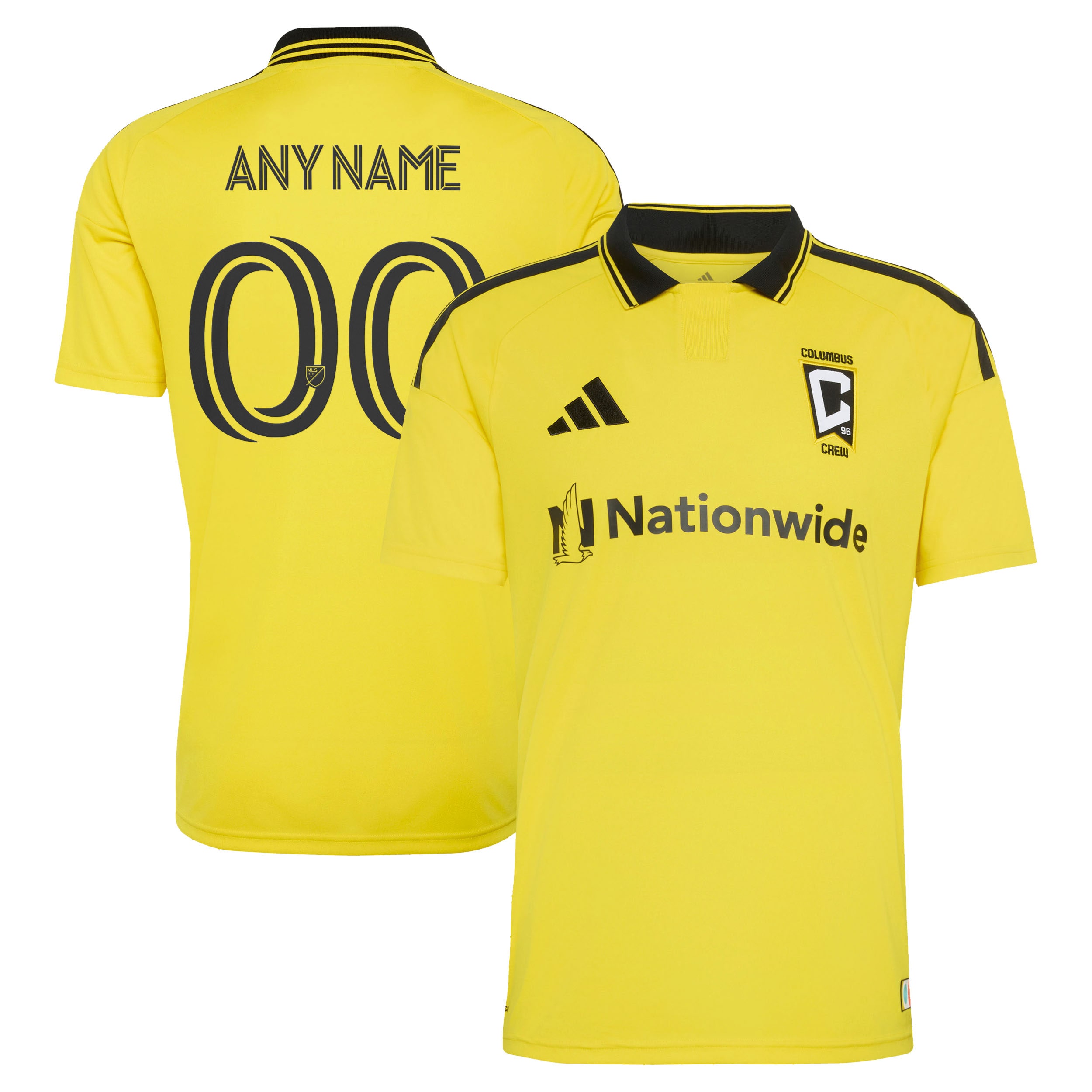  Columbus Crew 2026 The Crafted for Excellence Kit Custom Jersey - Yellow