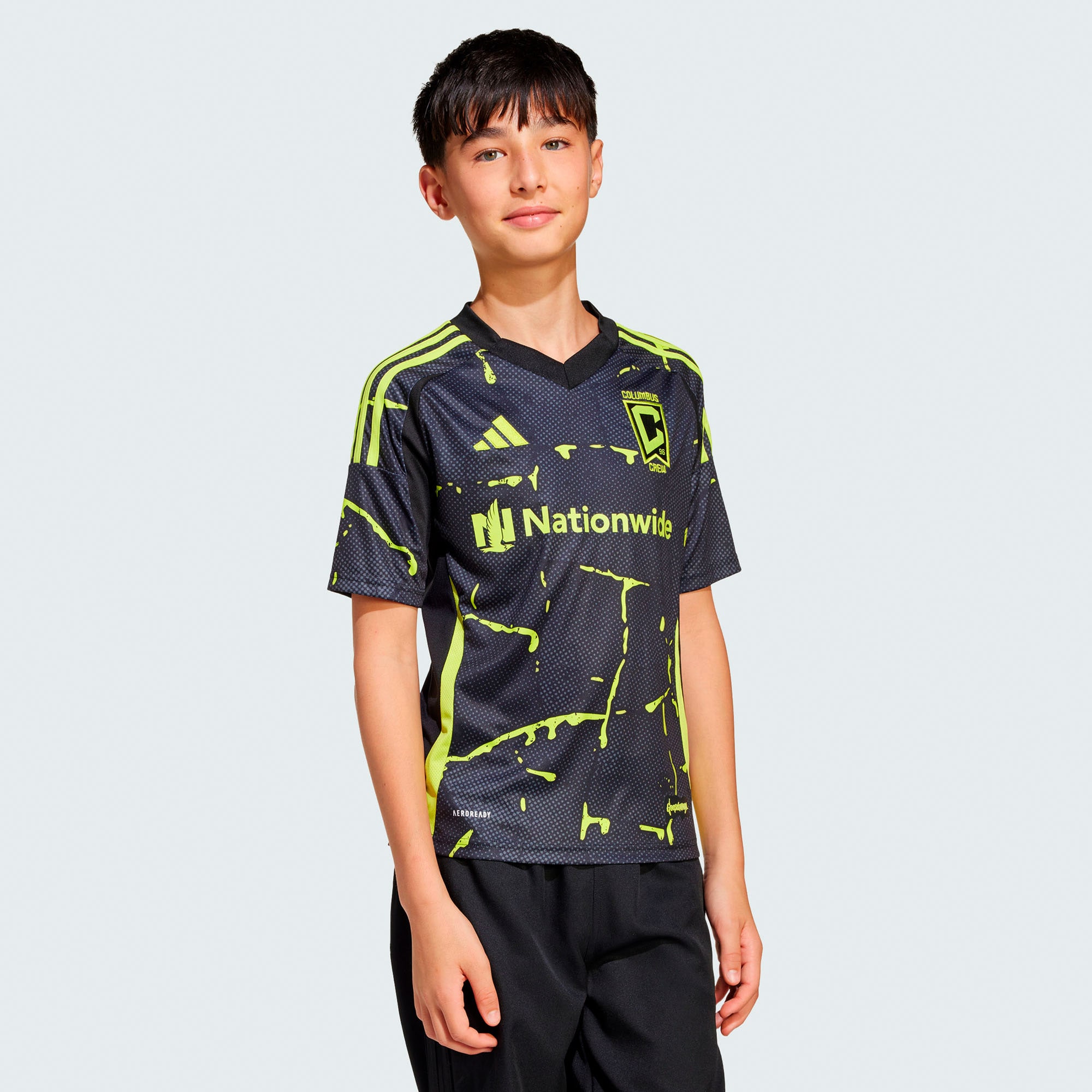  Columbus Crew Youth 2025 The Goosebumps Kit Jersey - Black