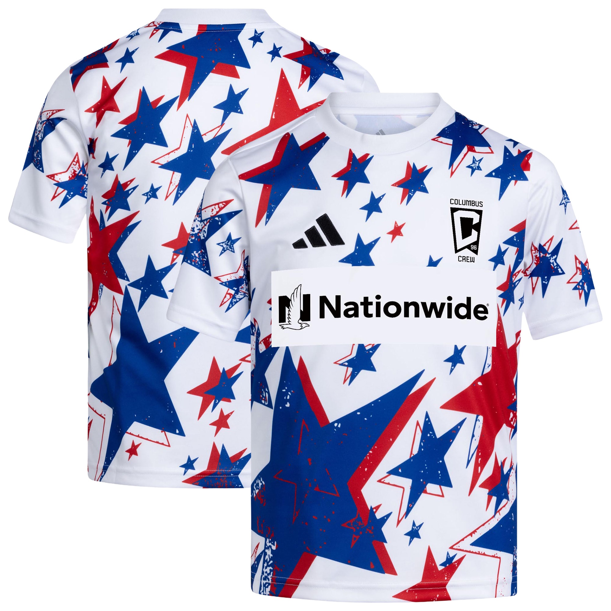  Columbus Crew Youth 2026 Americana Pre-Match Jersey - White