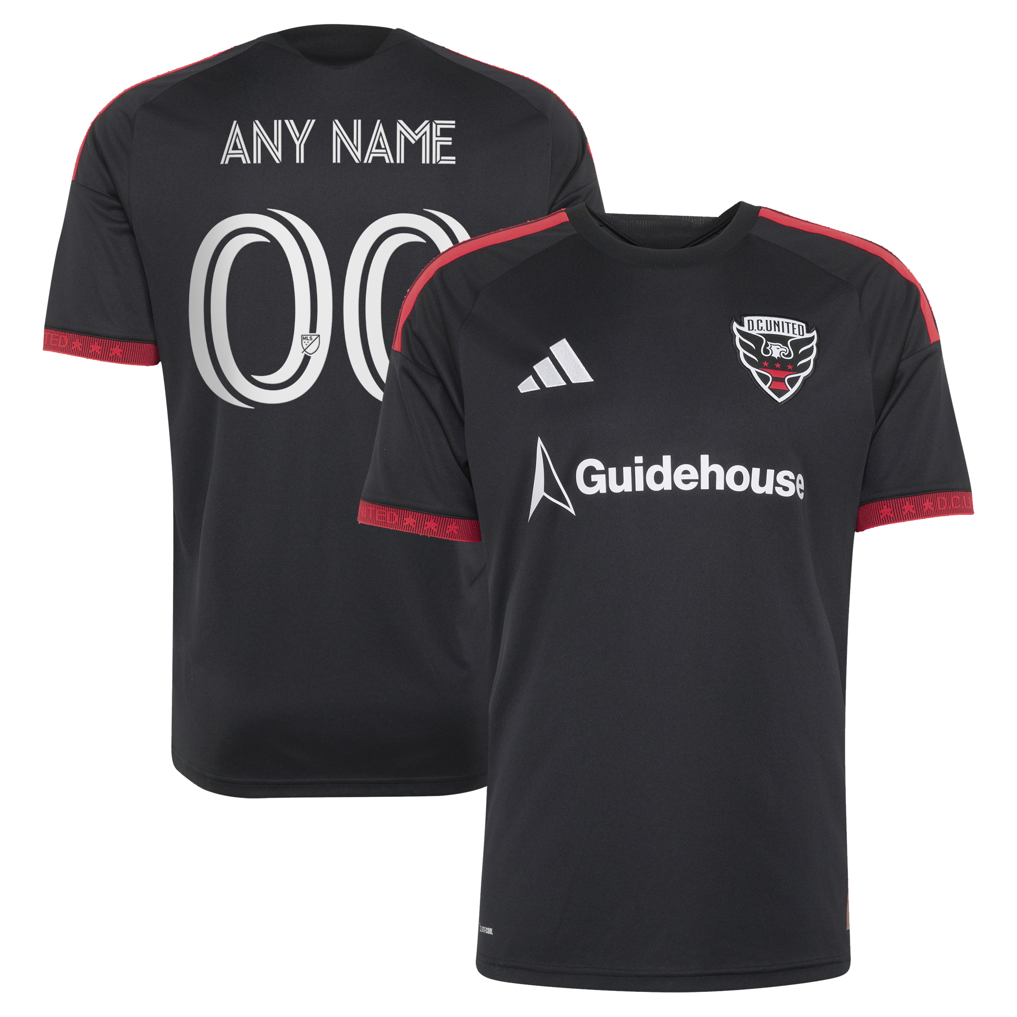  D.C. United 2026 Black-and-Red Kit Custom Jersey - Black