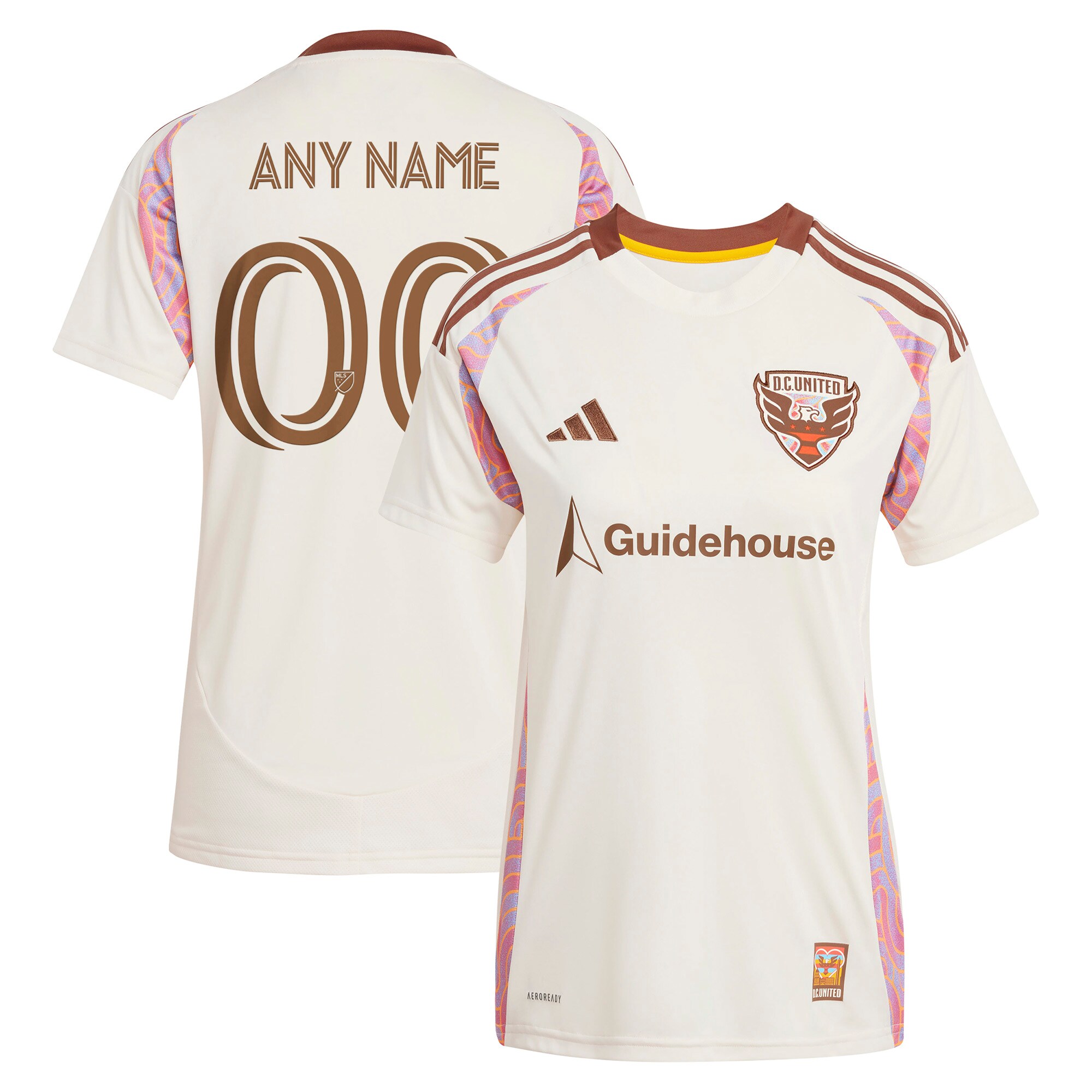  D.C. United Women's 2025 The Soul Kit Custom Jersey - Natural