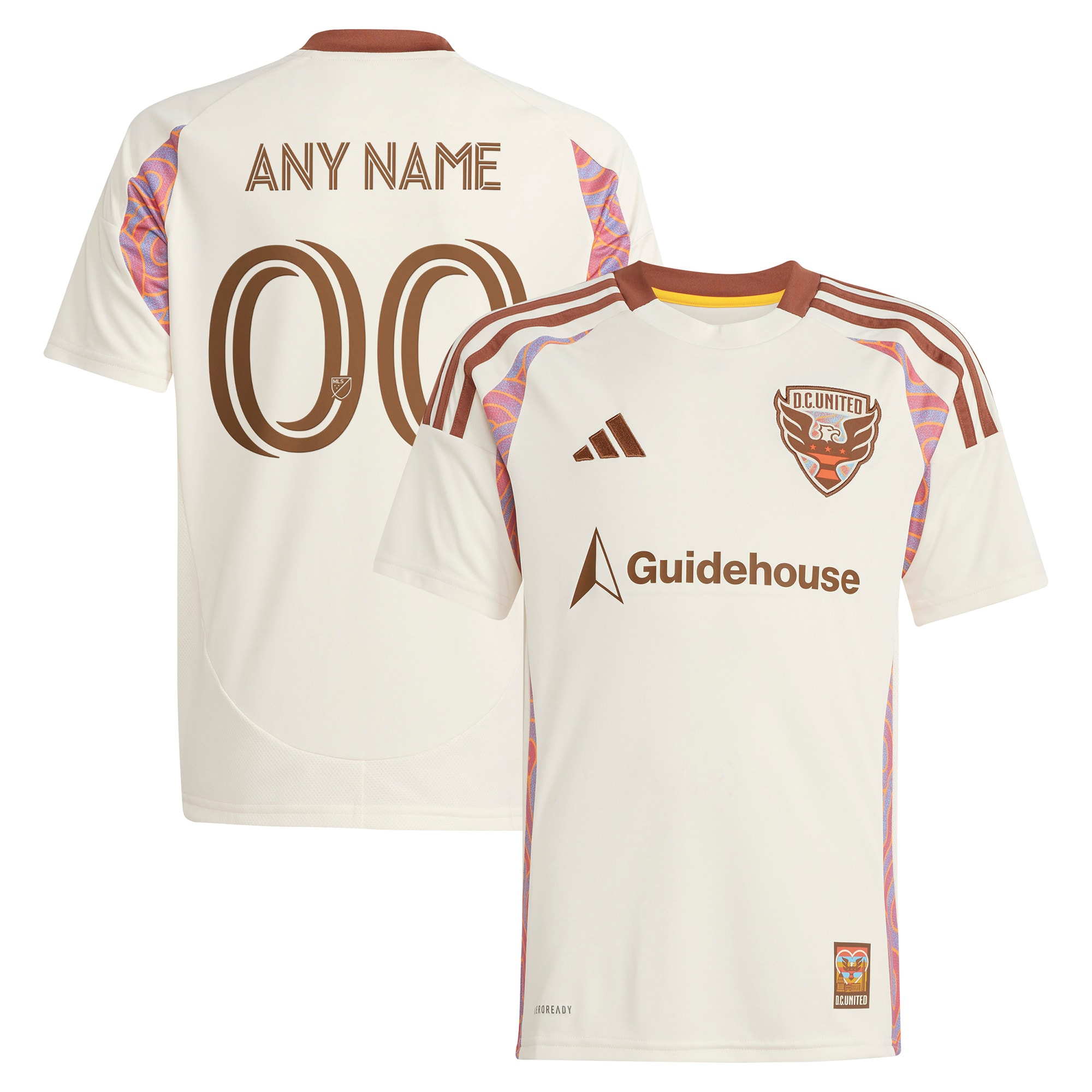  D.C. United Youth 2025 The Soul Kit Custom Jersey - Natural
