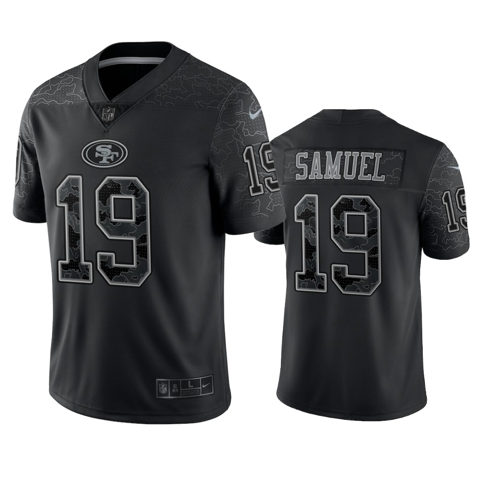  Deebo Samuel Reflective Limited Black Jersey