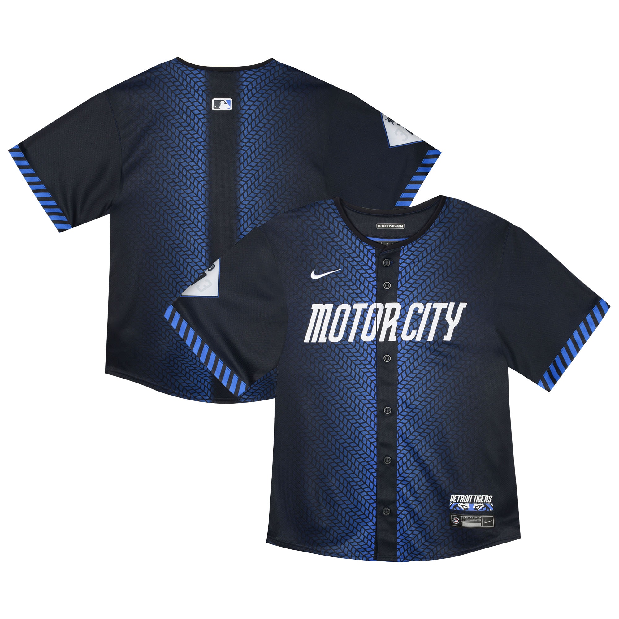 Detroit Tigers Toddler City Connect Team Limited Jersey - Blue