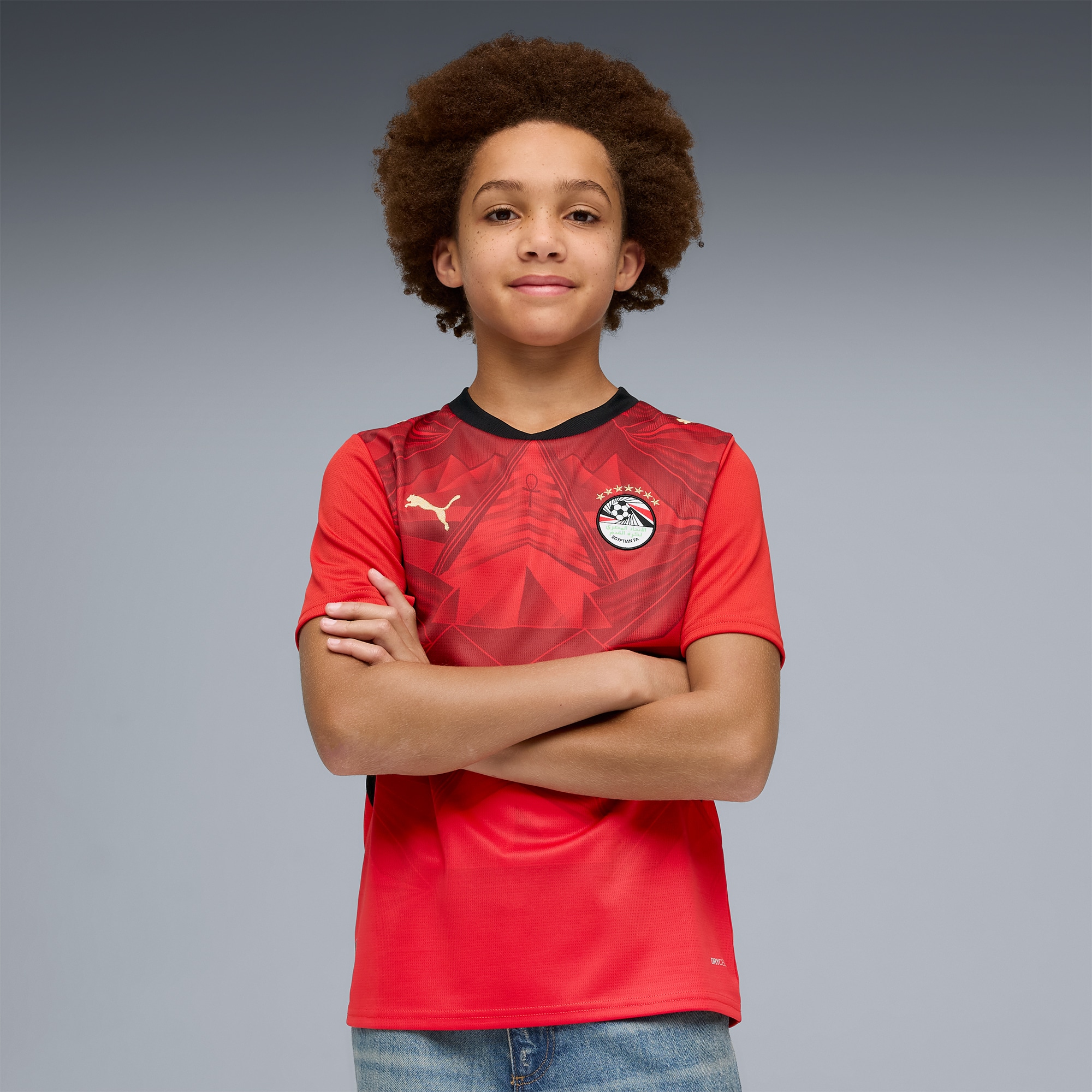  Egypt National Team Puma Youth 2026 Home Jersey - Red
