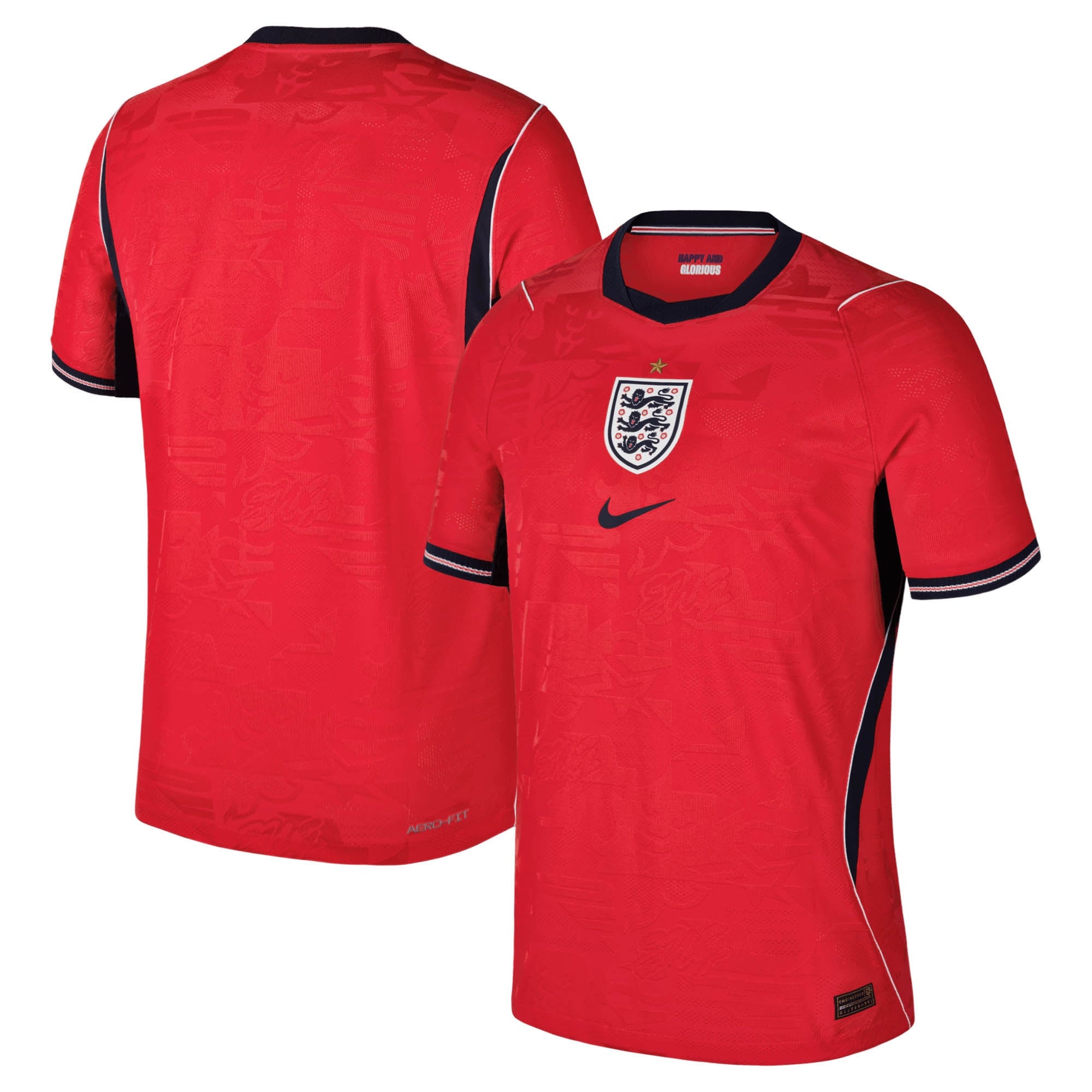  England National Team 2026 Away Match Jersey - Red