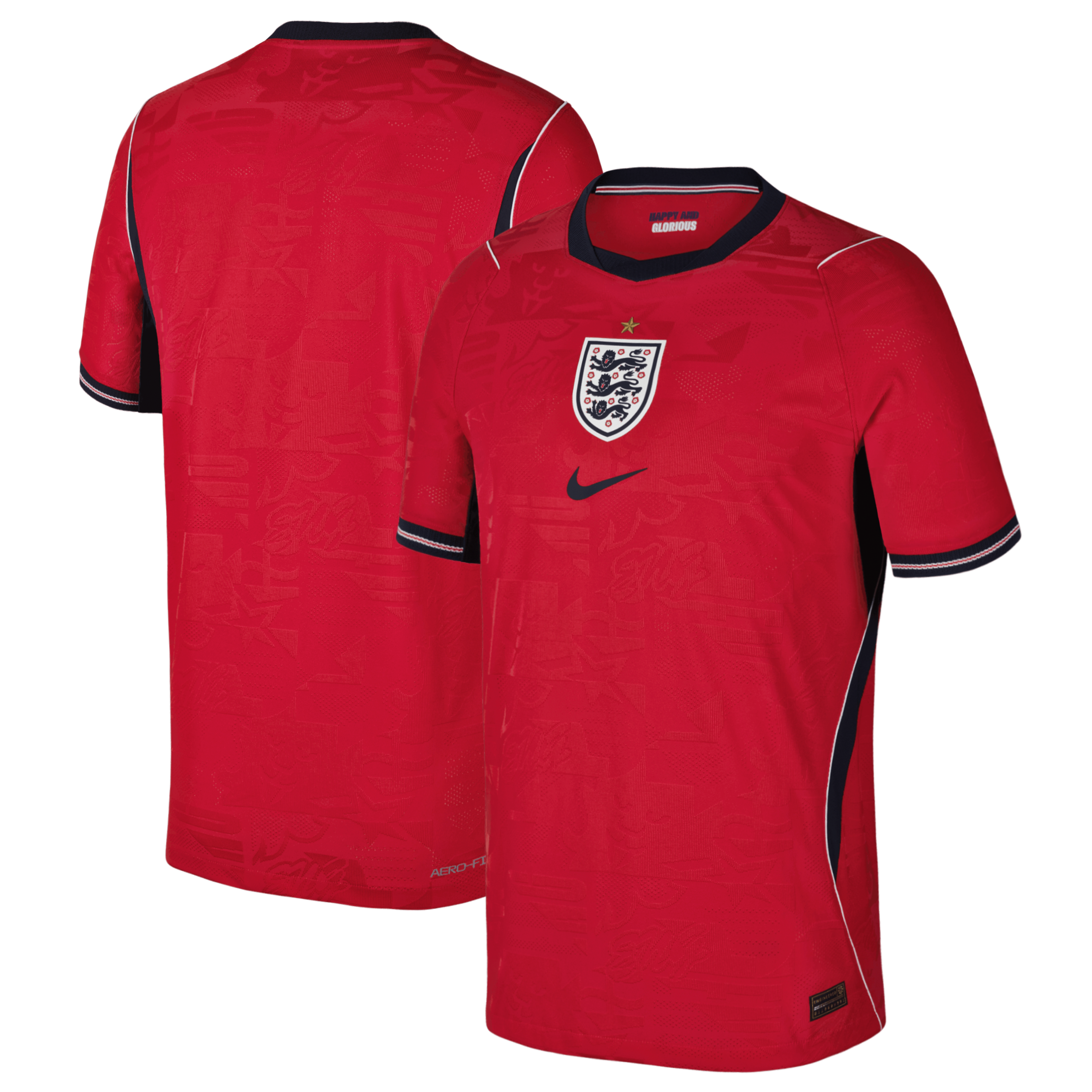  England National Team Youth 2026 Away Match Jersey - Red