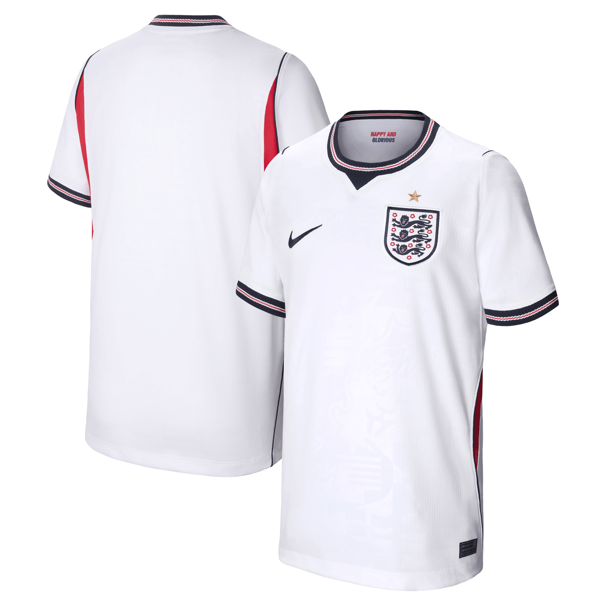  England National Team Youth 2026 Home Stadium Jersey