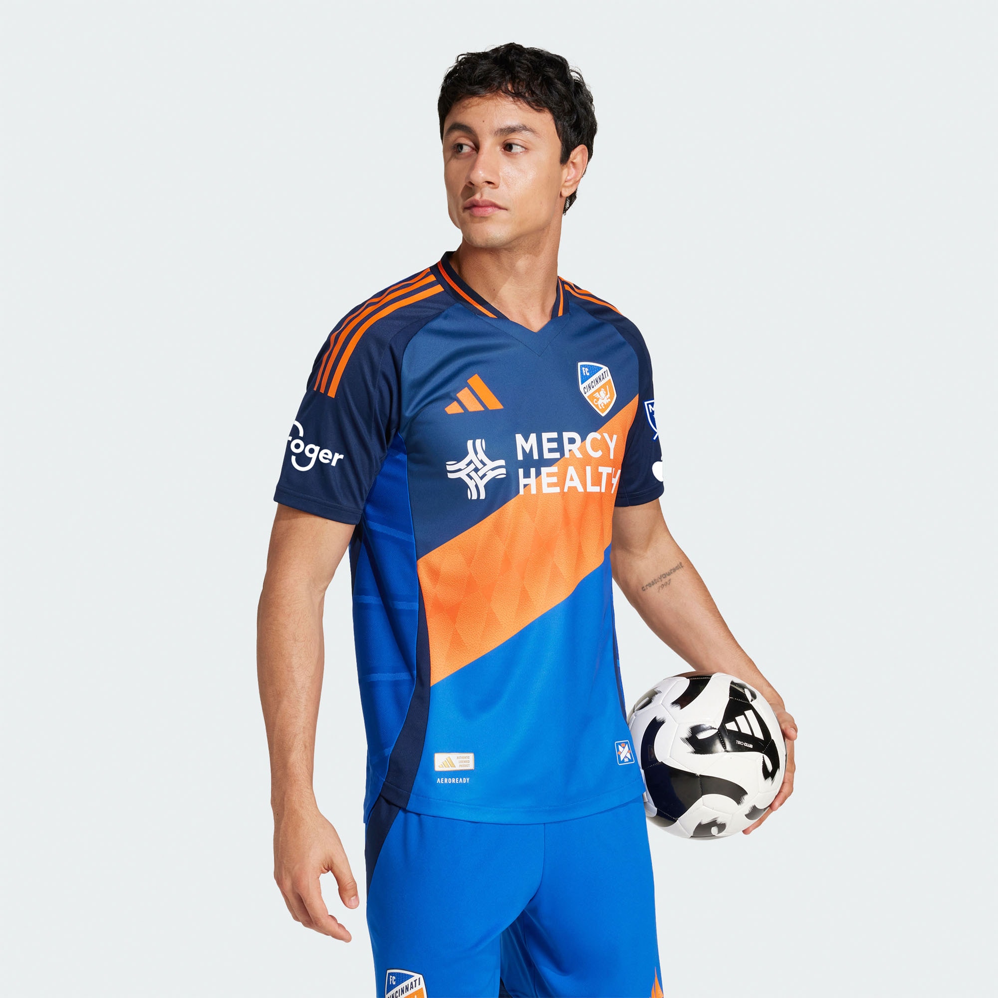  FC Cincinnati 2025 Orange and Blue Legacy Kit Jersey - Blue