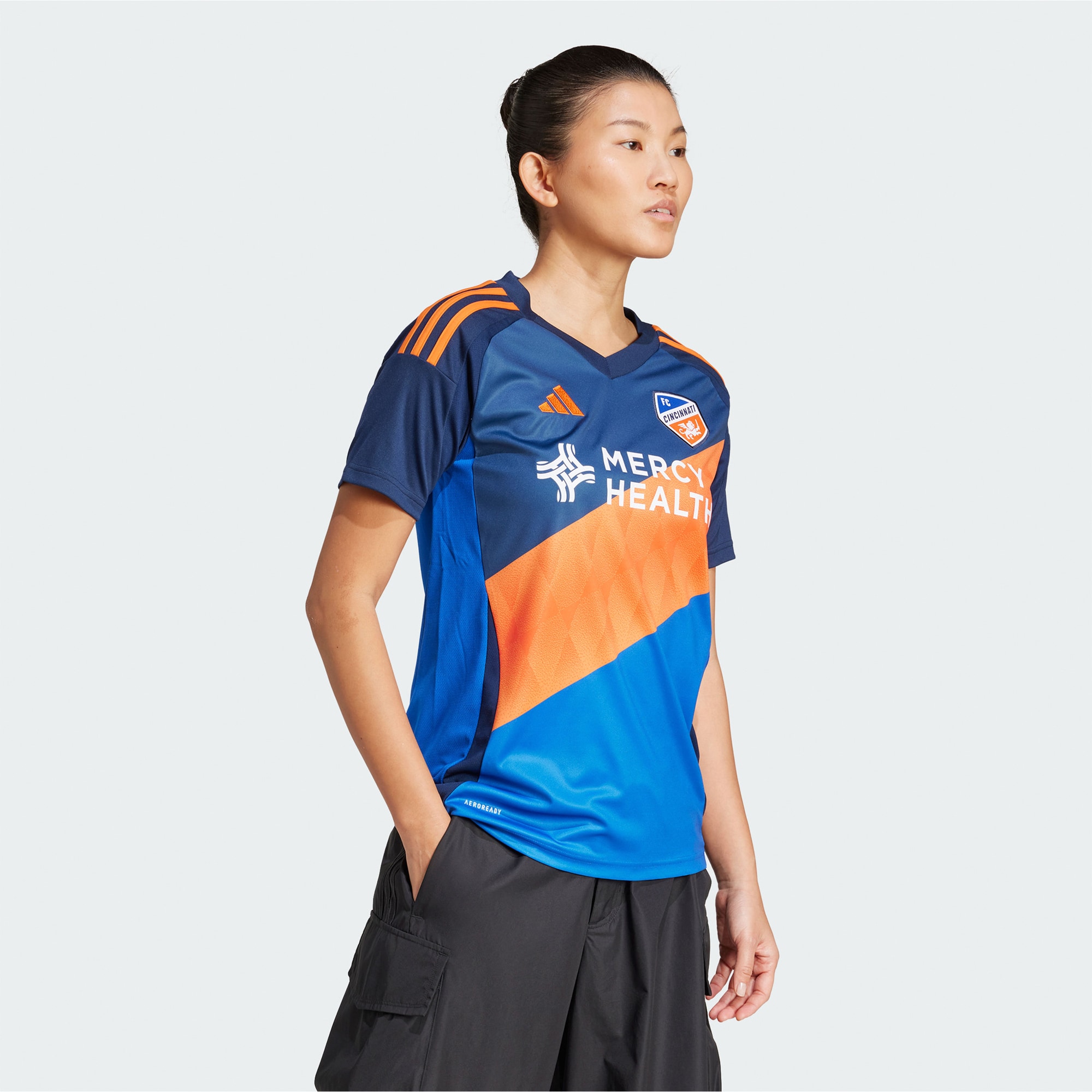  FC Cincinnati Women's 2025 Orange and Blue Legacy Kit Jersey - Blue