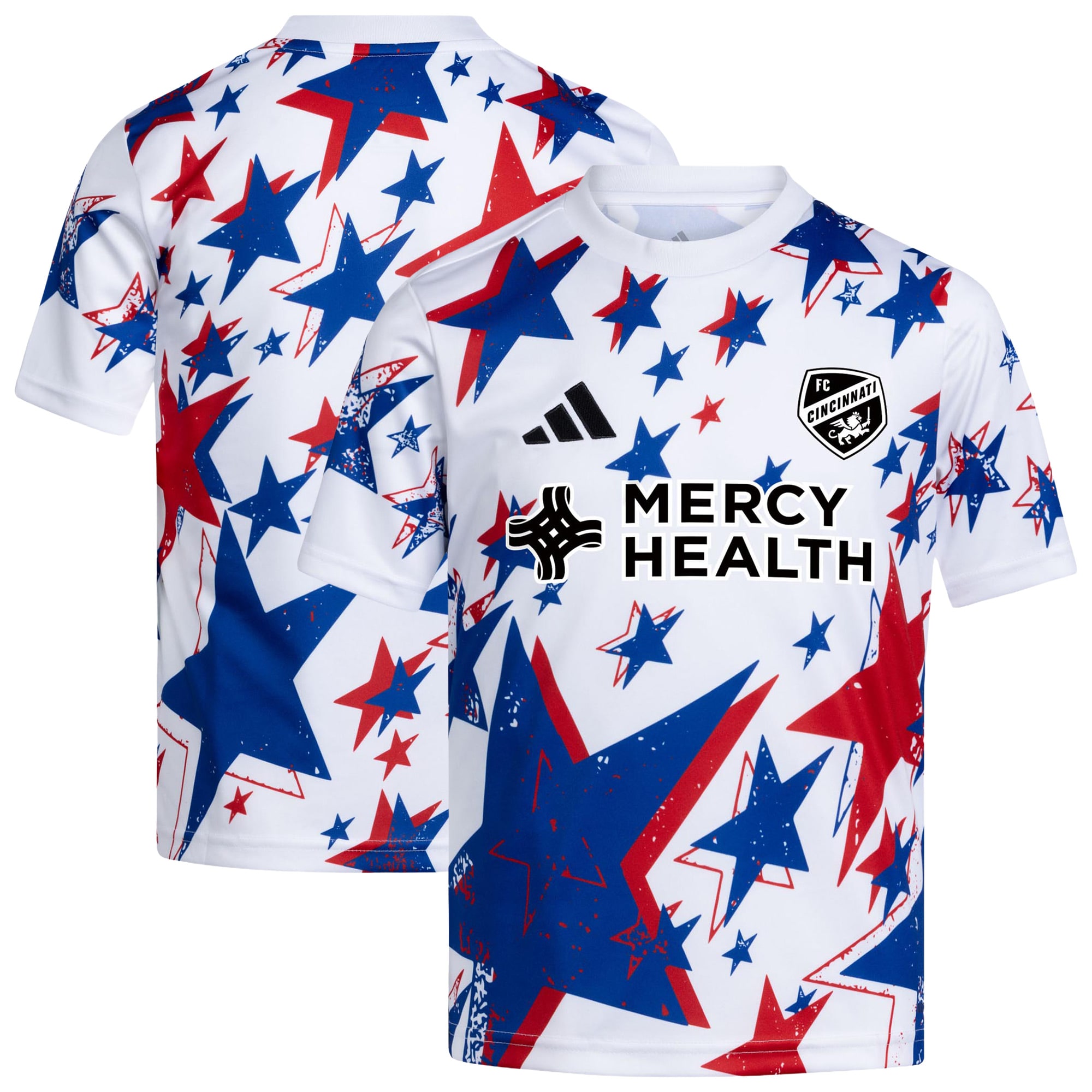  FC Cincinnati Youth 2026 Americana Pre-Match Jersey - White