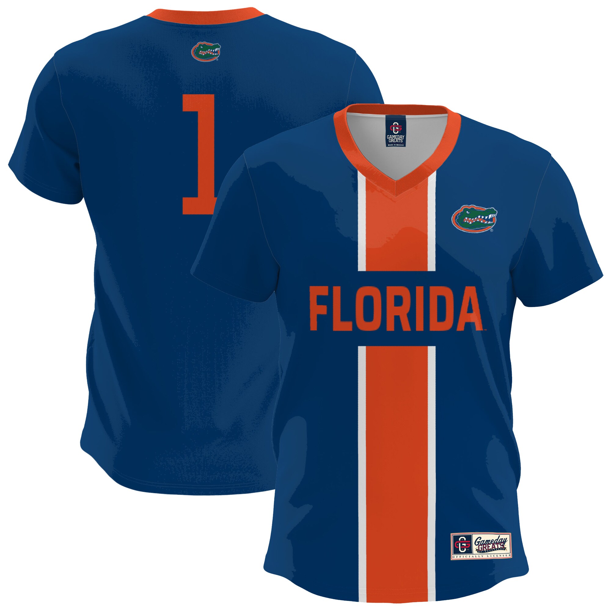  Florida Gators GameDay Greats Lightweight Soccer Fashion Jersey - Royal