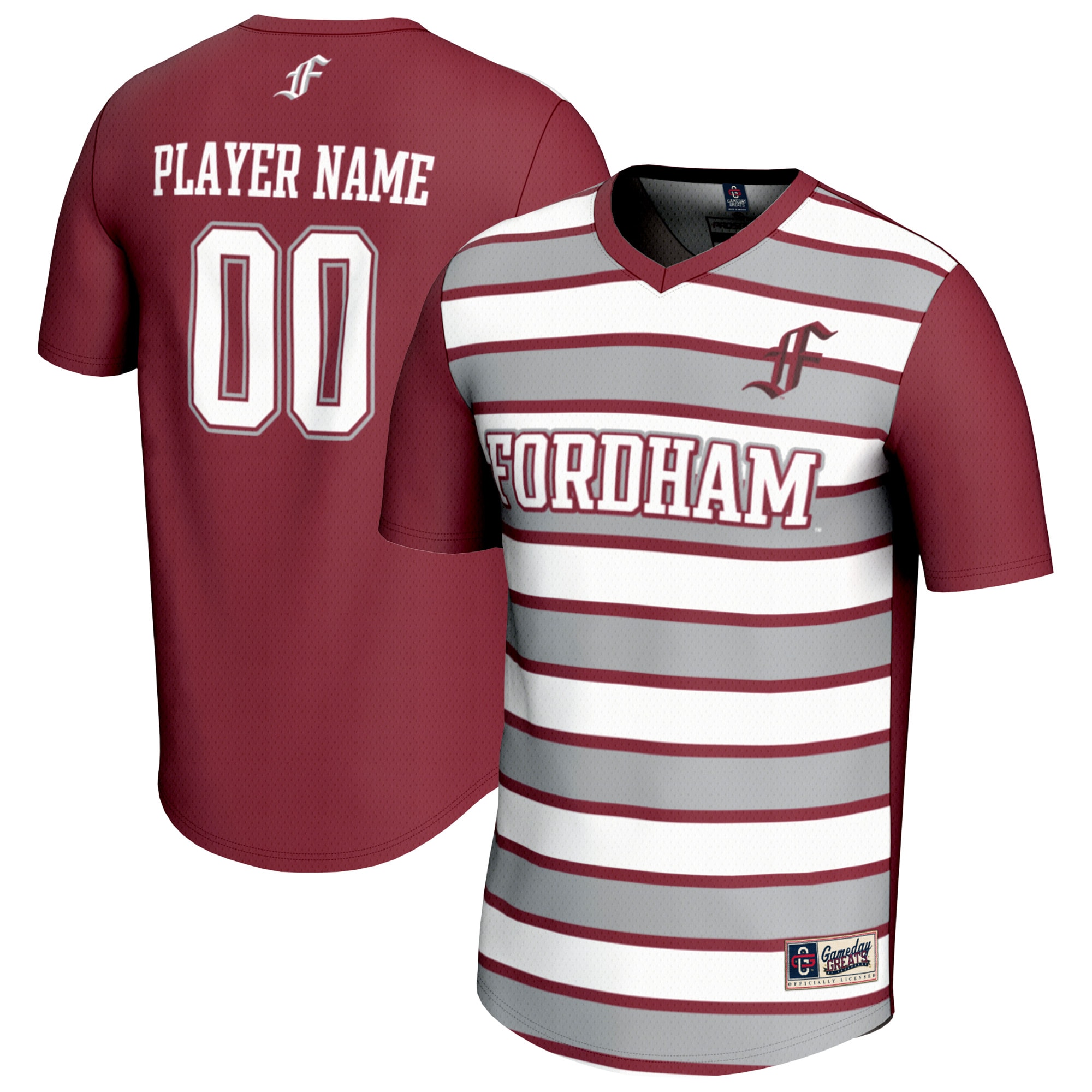  Fordham Rams GameDay Greats Unisex Men's Soccer NIL Pick-A-Player Fashion Jersey - Maroon