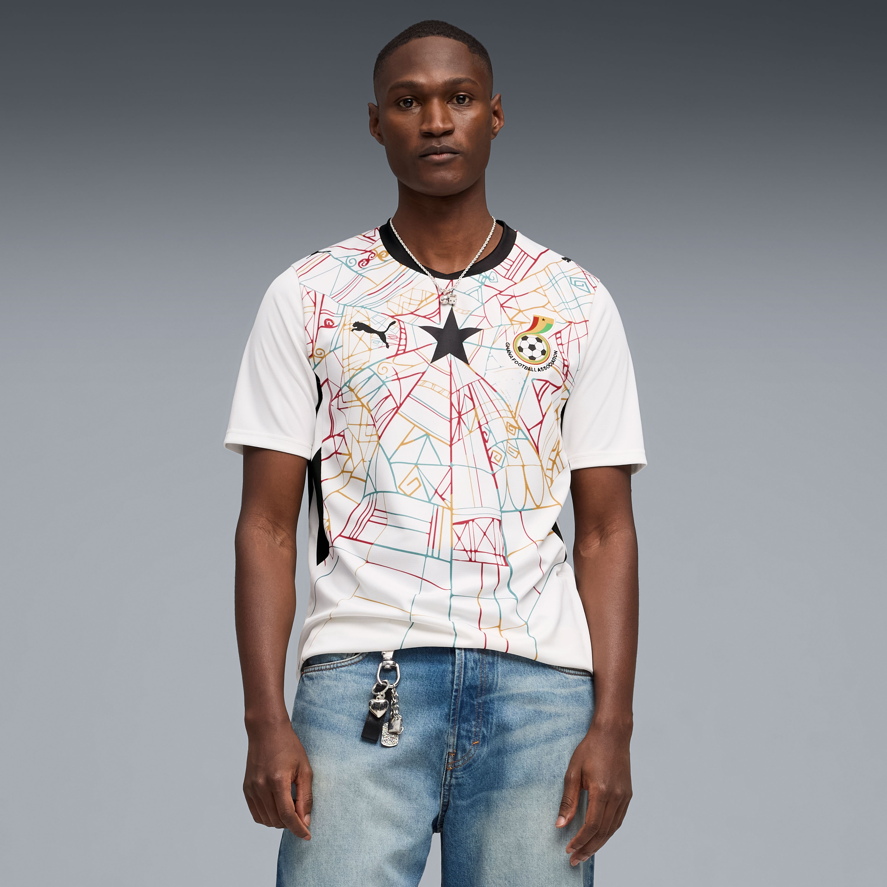  Ghana National Team Puma 2026 Home Jersey - White