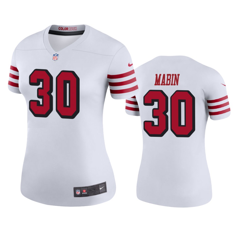  Greg Mabin White Color Rush Legend Jersey