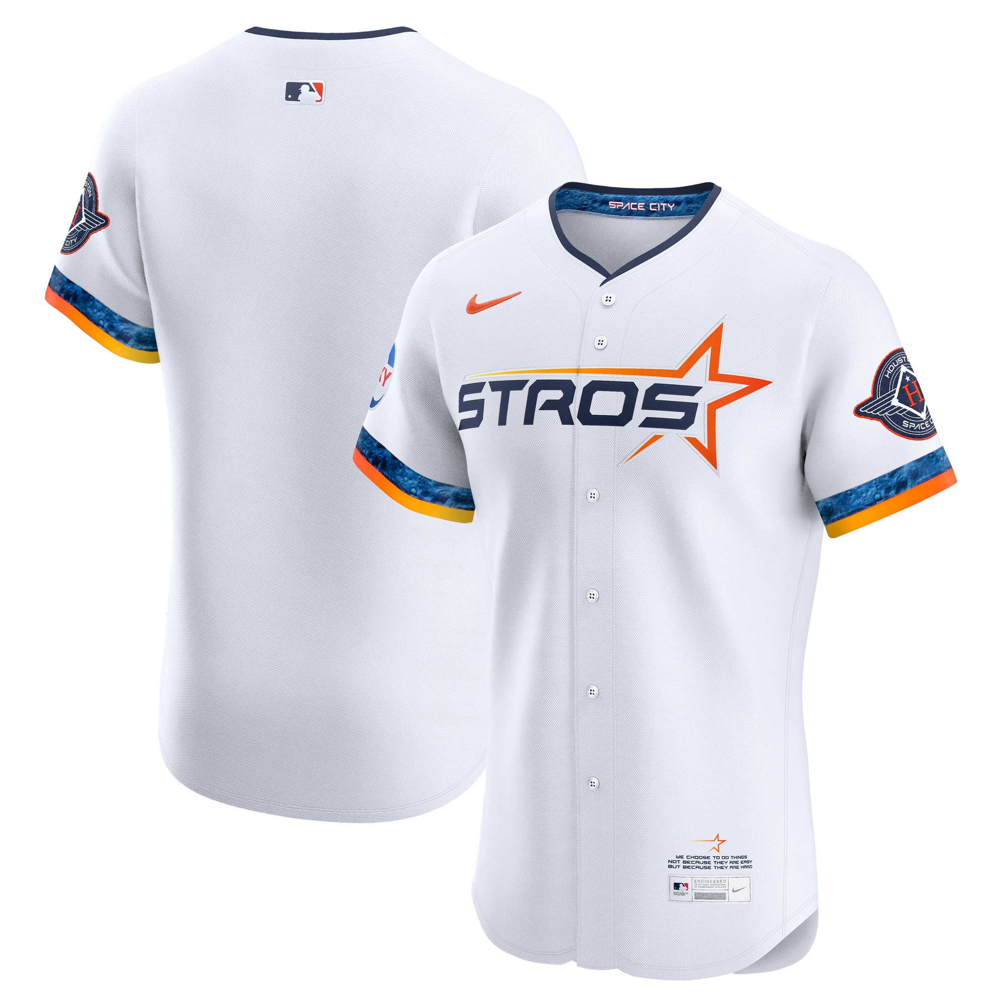  Houston Astros 2025 City Connect Elite Jersey - White