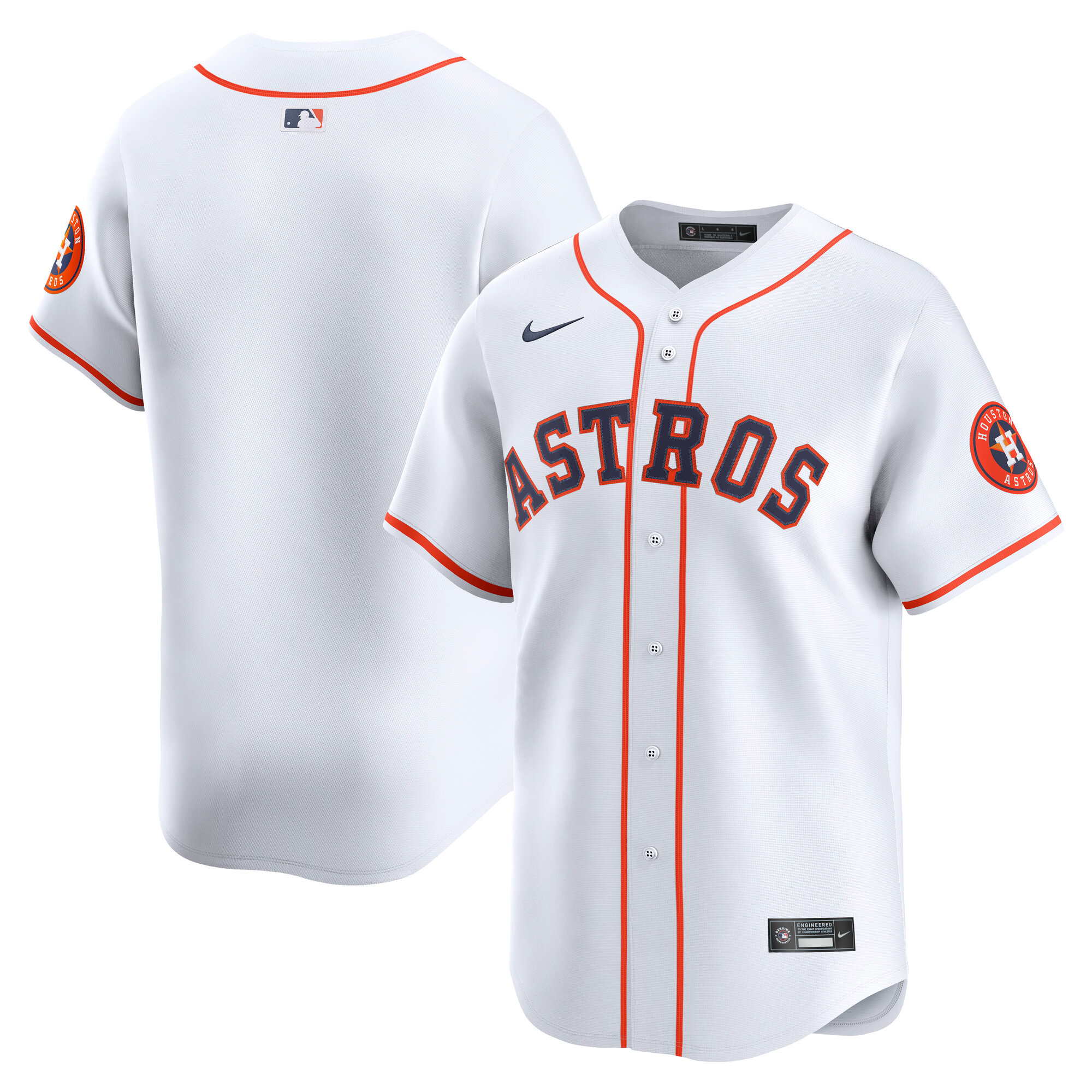  Houston Astros Youth Home Limited Jersey - White