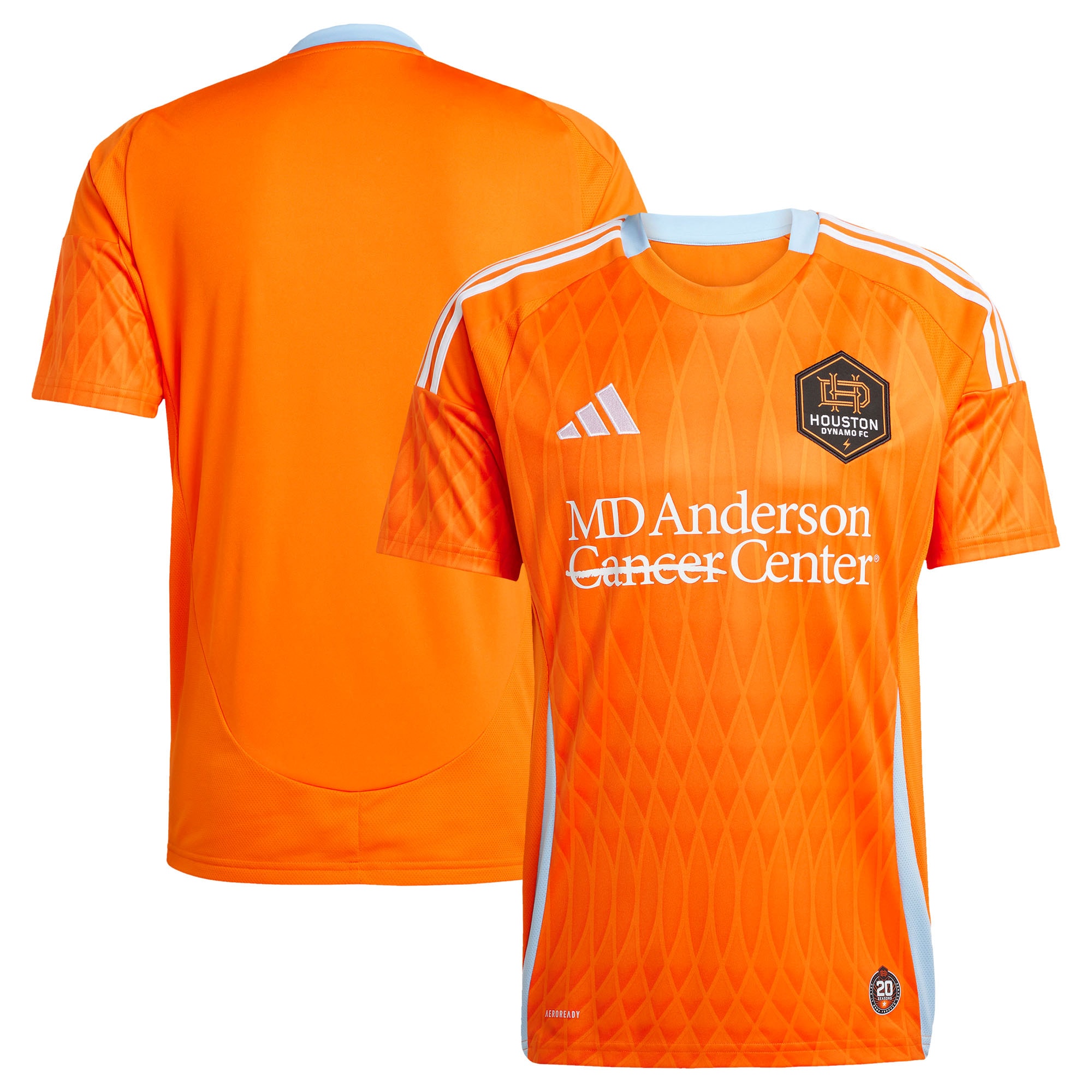  Houston Dynamo FC 2025 Season 20 Jersey - Orange