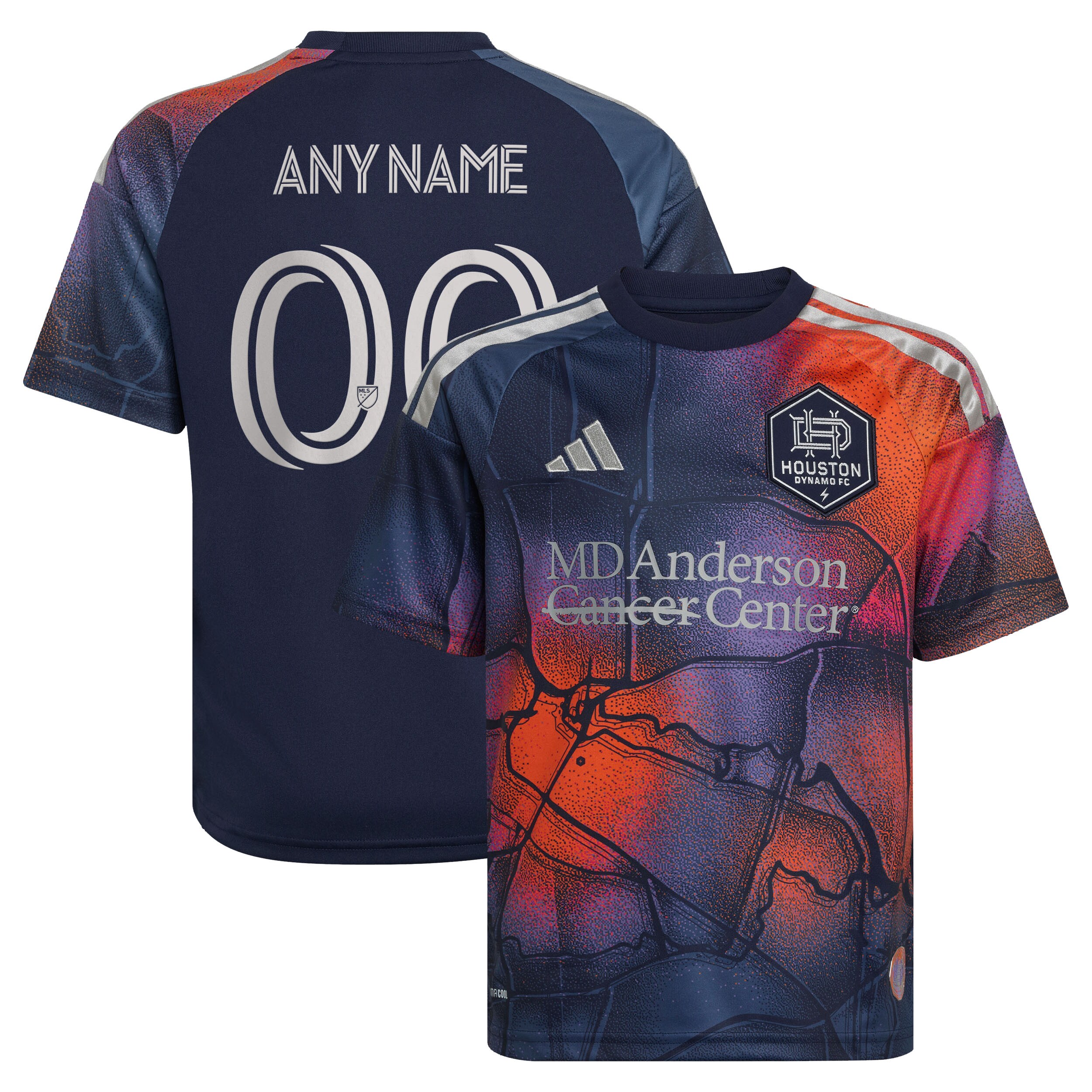  Houston Dynamo FC Youth 2026 Mission Control Custom Jersey – Blue