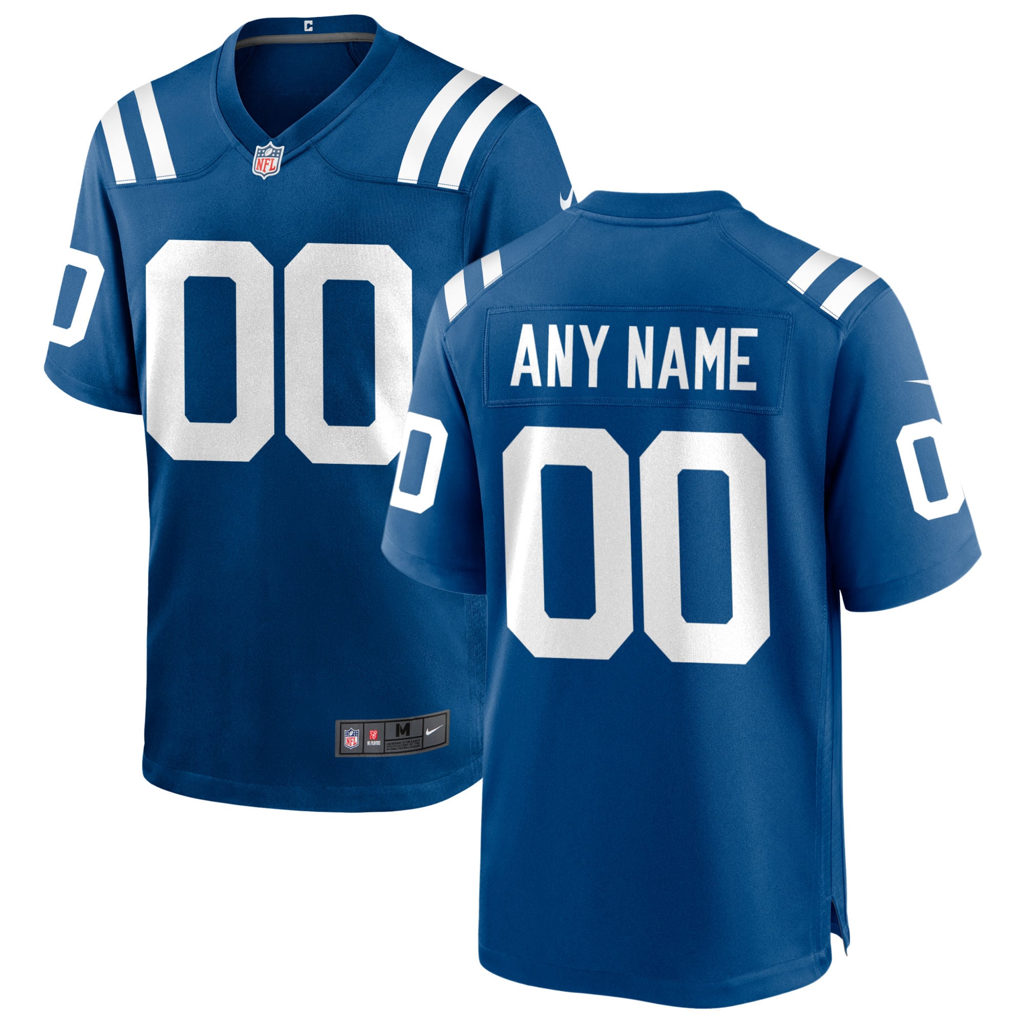  Indianapolis Colts Custom Game Jersey - Royal