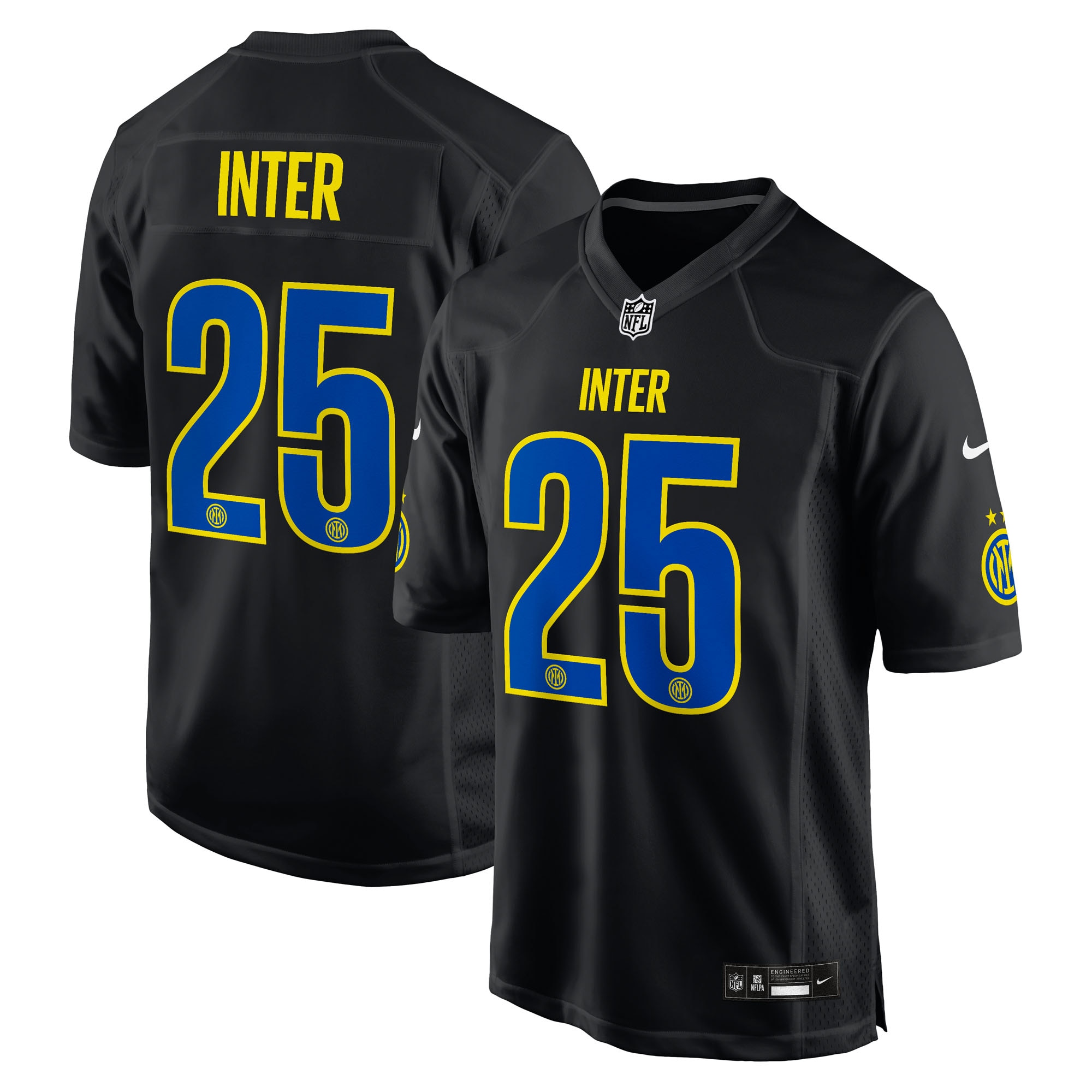  Inter Milan 2025 Soccer x Game Jersey - Black