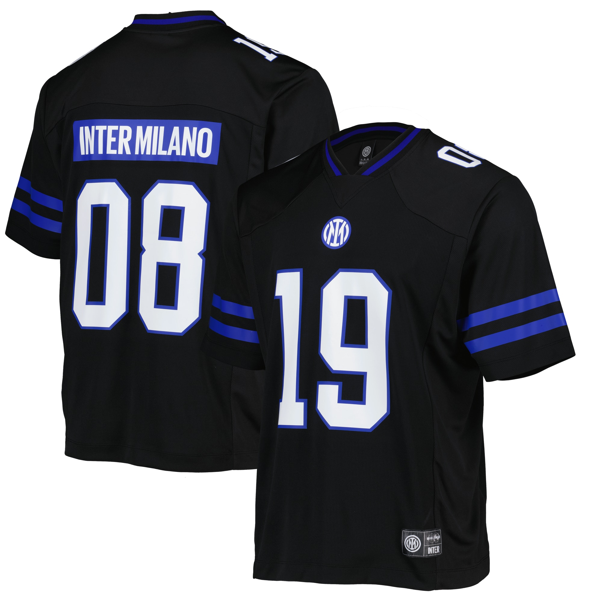  Inter Milan Fanatics Collegiate American Football Foundation Fashion Jersey - Royal
