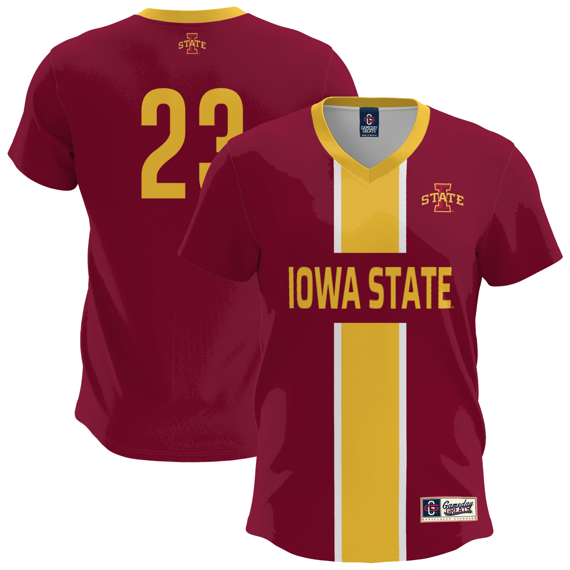  Iowa State Cyclones GameDay Greats Lightweight Soccer Fashion Jersey - Cardinal