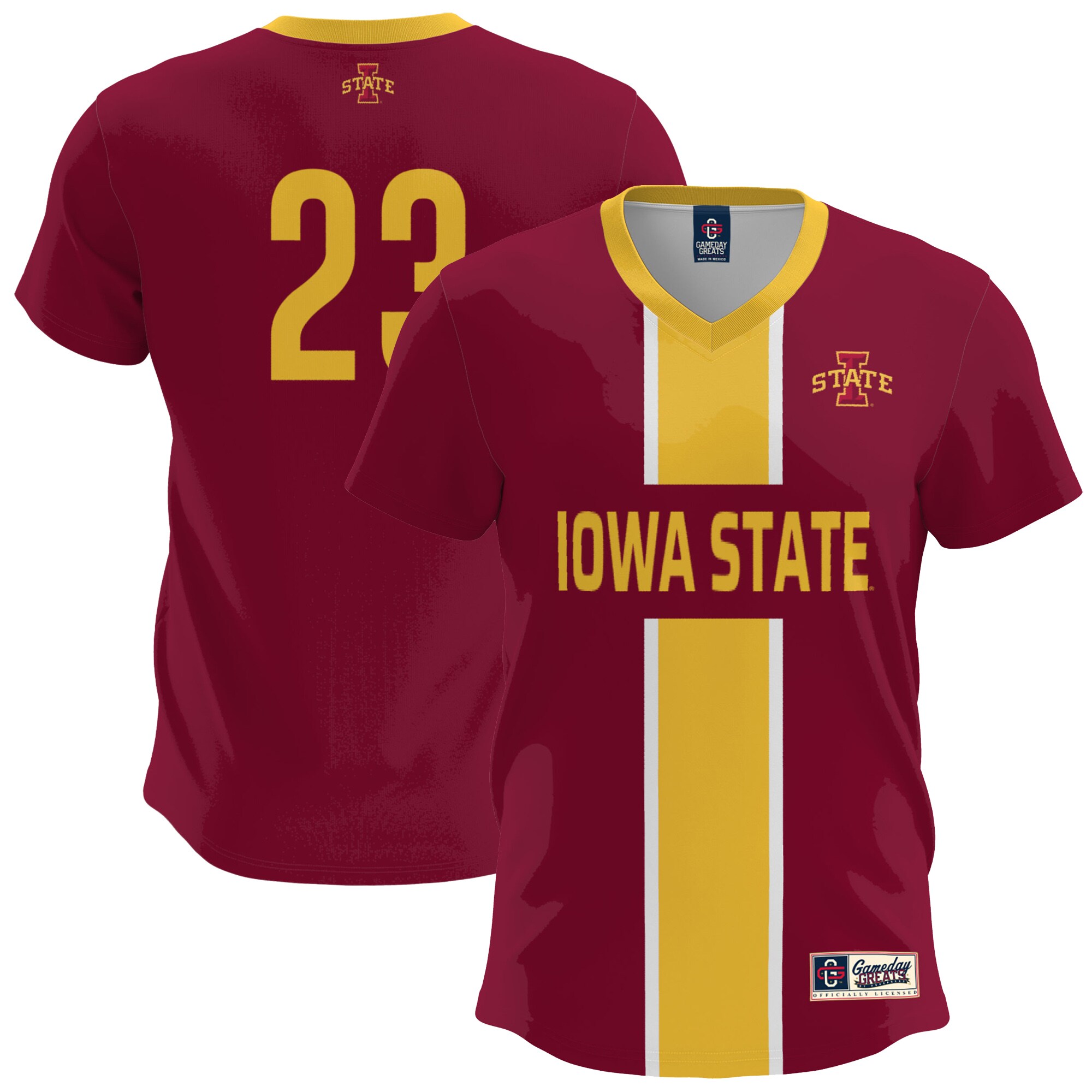 Iowa State Cyclones GameDay Greats Youth Lightweight Soccer Fashion Jersey - Cardinal
