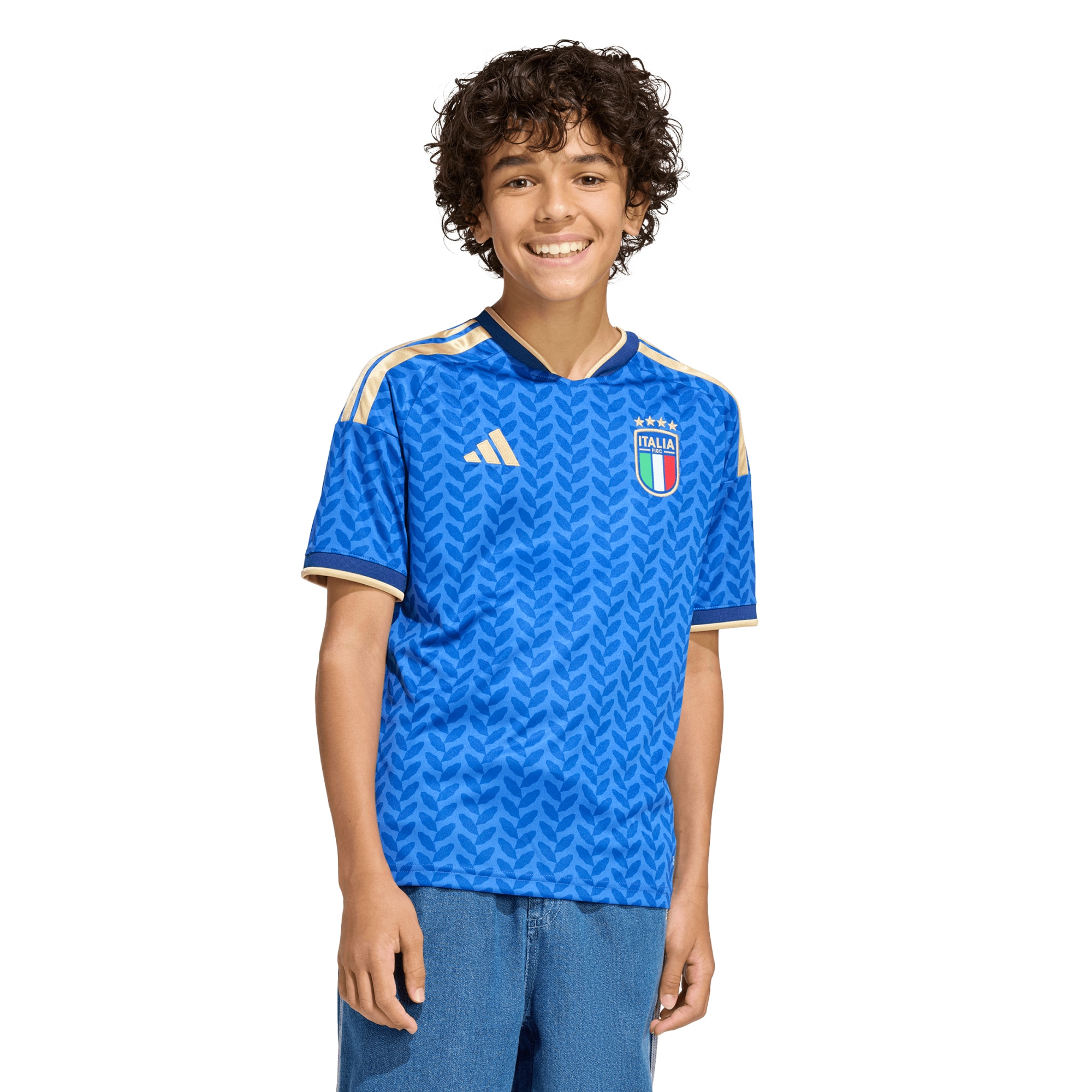  Italy National Team Youth FIFA x World Cup 2026 Home Jersey - Blue