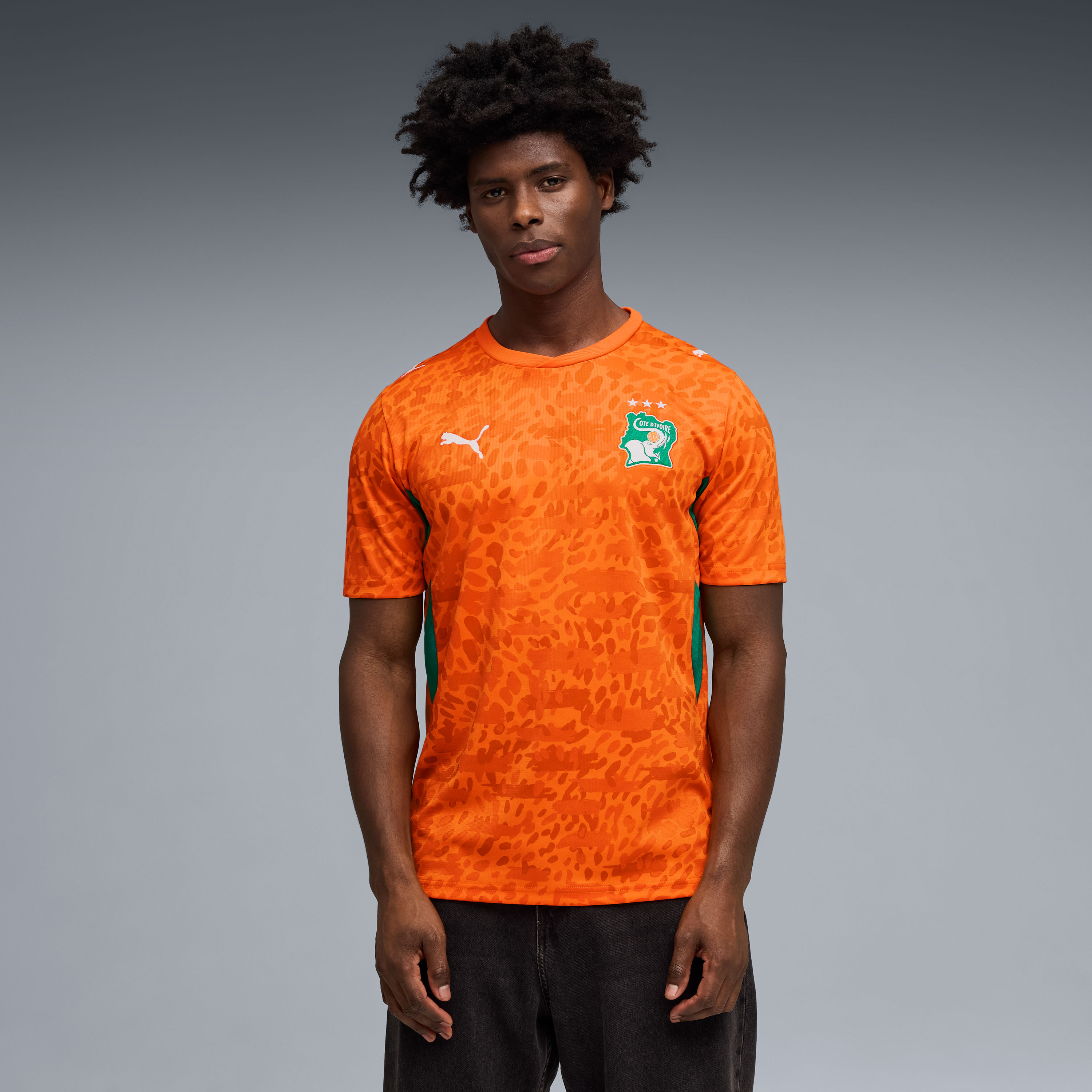  Ivory Coast National Team Puma 2026 Home Jersey - Orange