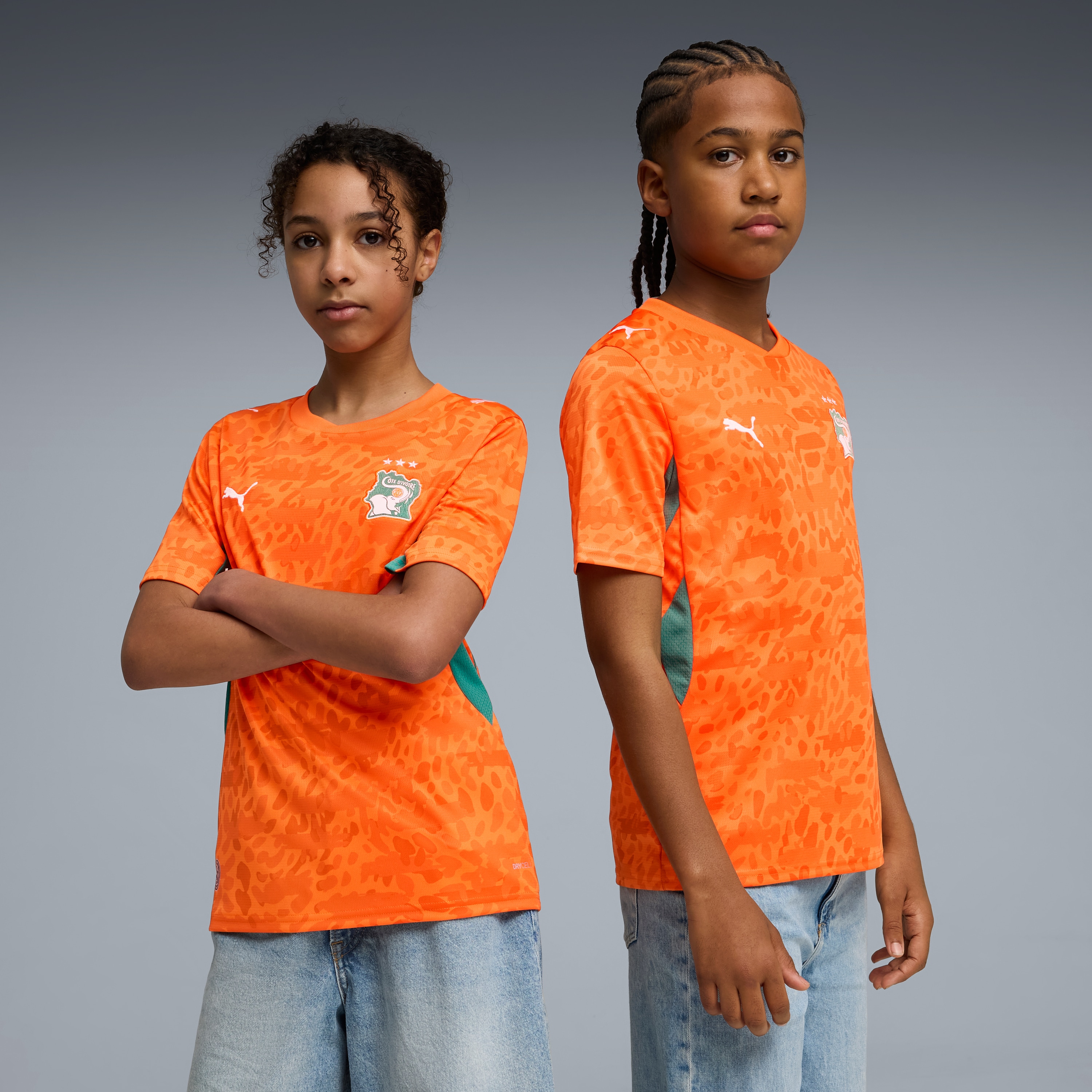  Ivory Coast National Team Puma Youth 2026 Home Jersey - Orange